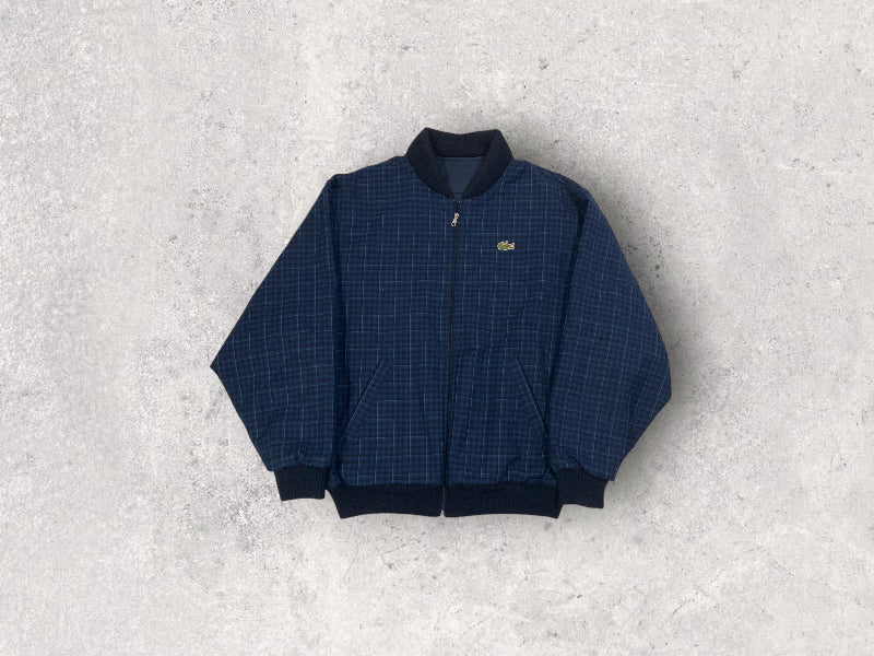 Chaqueta Bomber Reversible Lacoste 90s Vintage - L