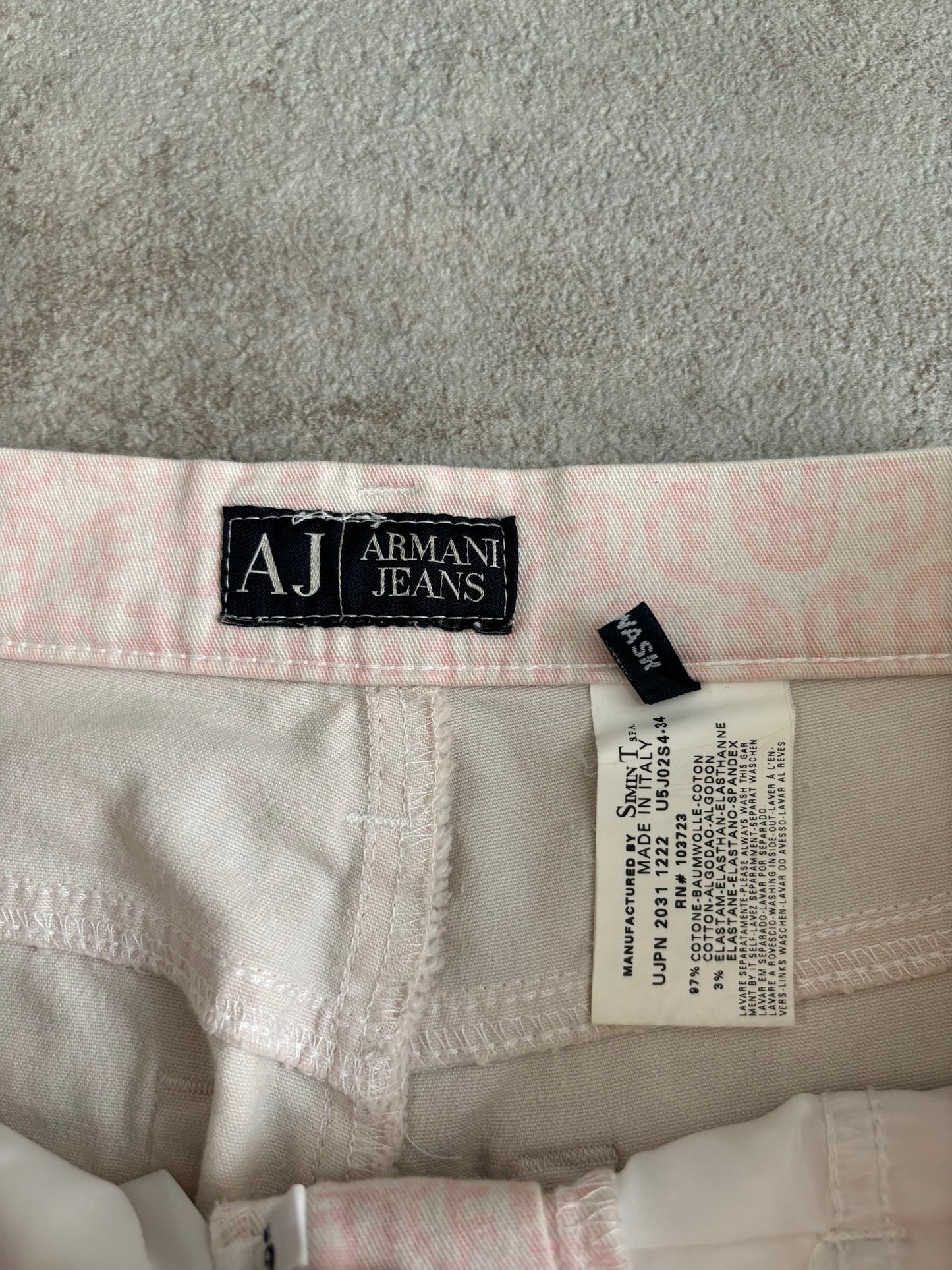 Pantalones ‘Full Print’ Armani Jeans 00s Vintage - M Woman