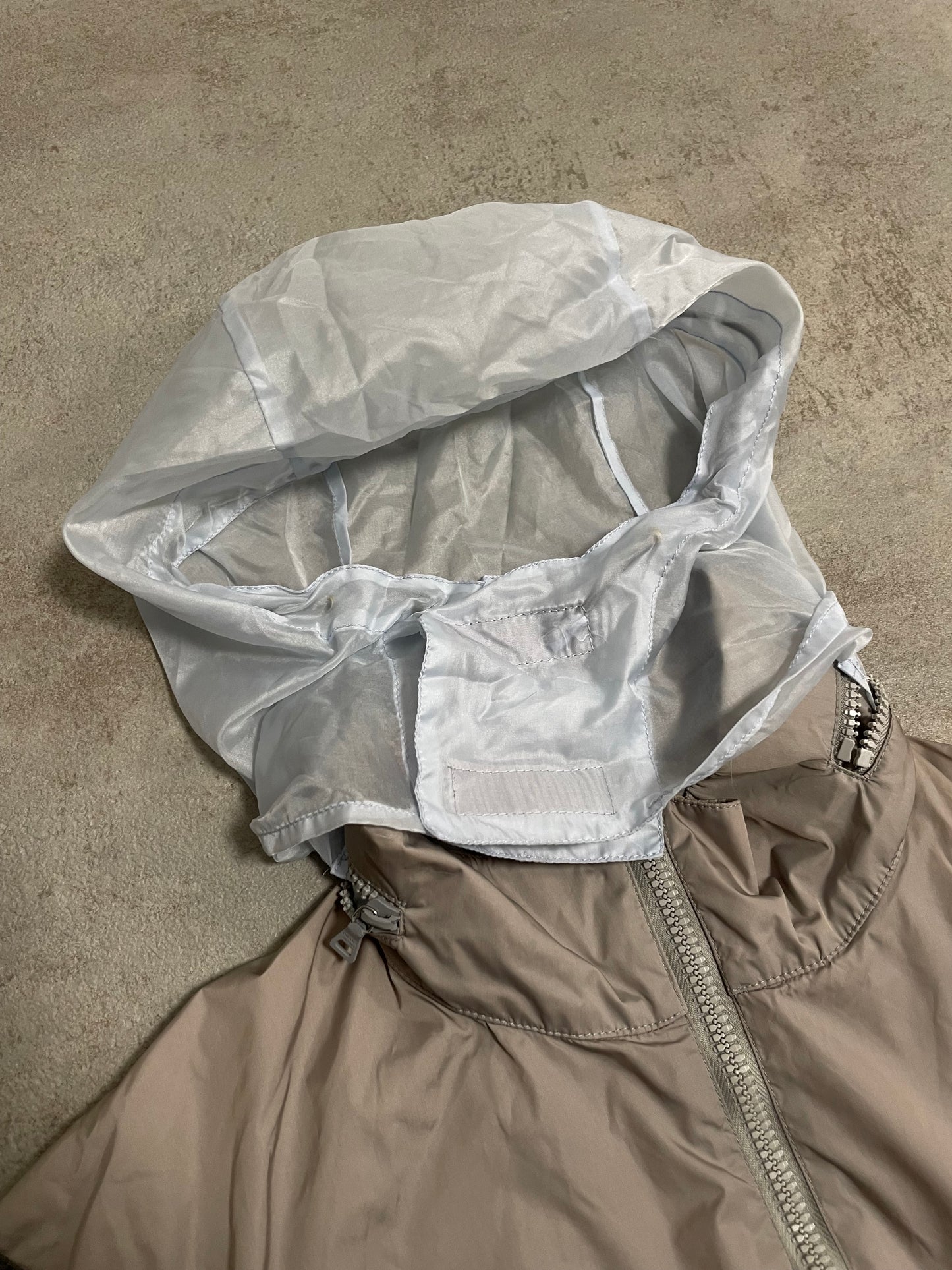 Chaqueta Balaclava Semitransparente Prada Runway SS2000 Vintage - M