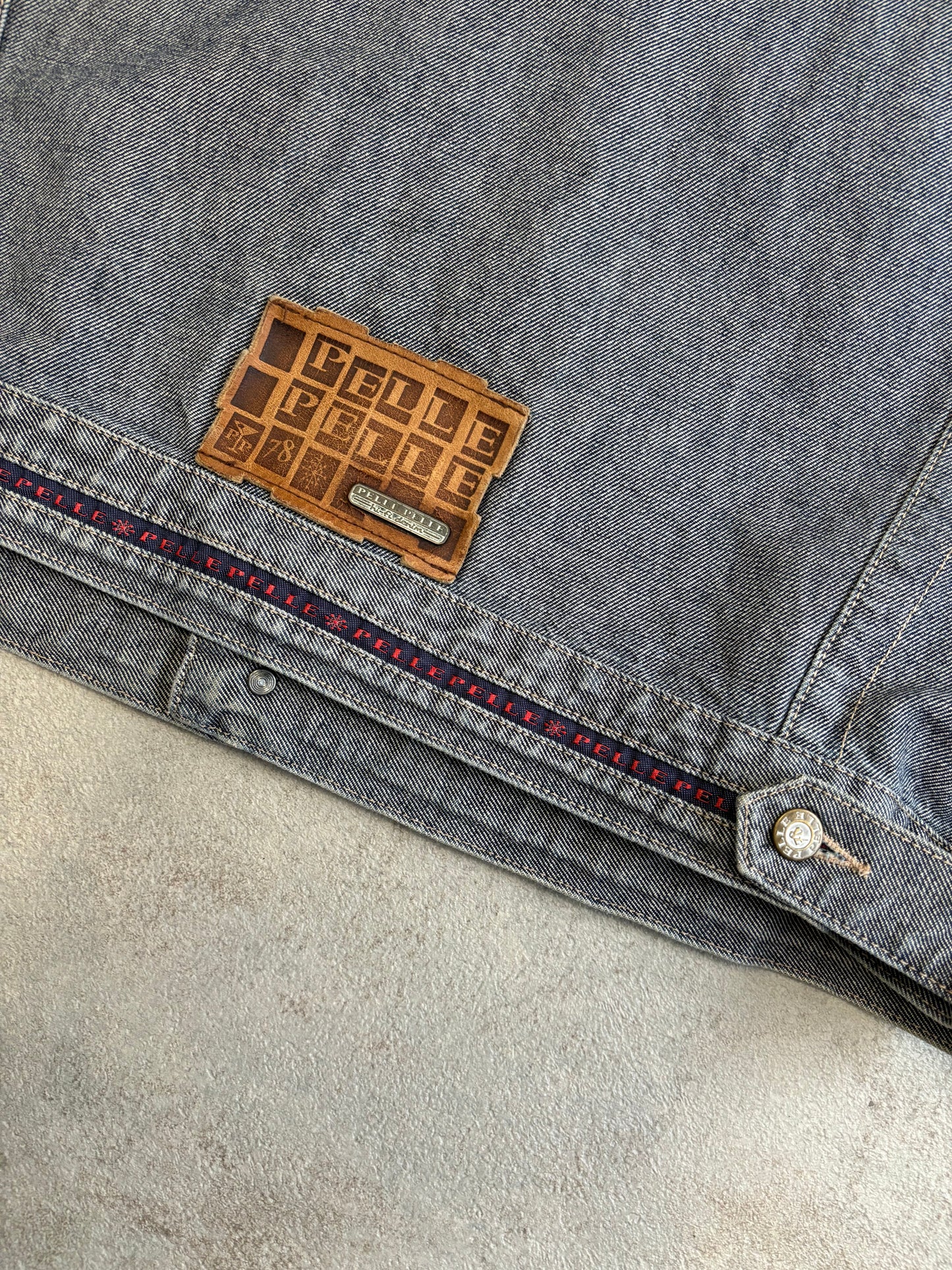Chaqueta Vaquera Pelle Pelle x Marc Buchanan 90s Vintage - XXL