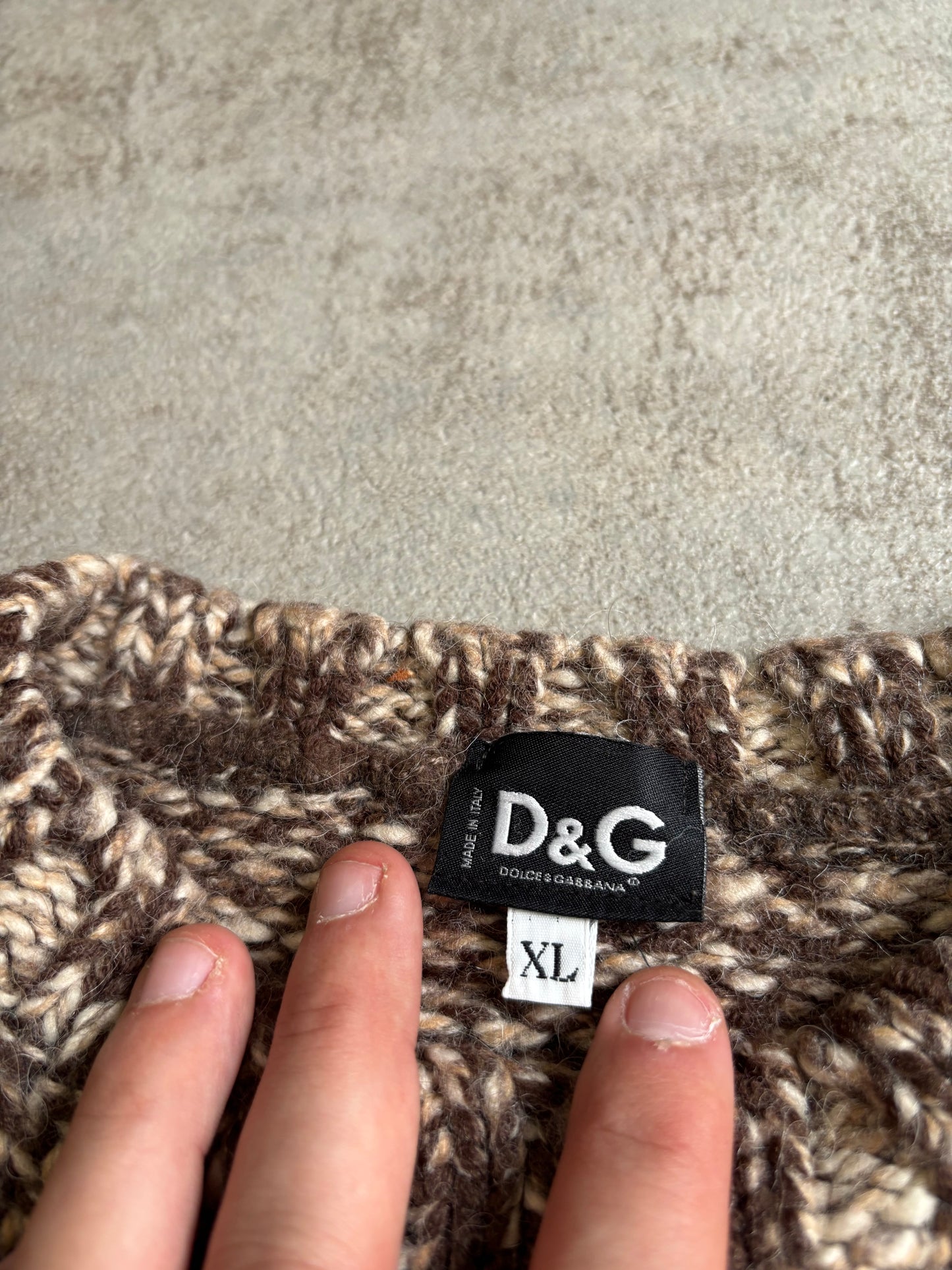 Jersey De Punto Dolce & Gabbana Cropped 90s Vintage - S