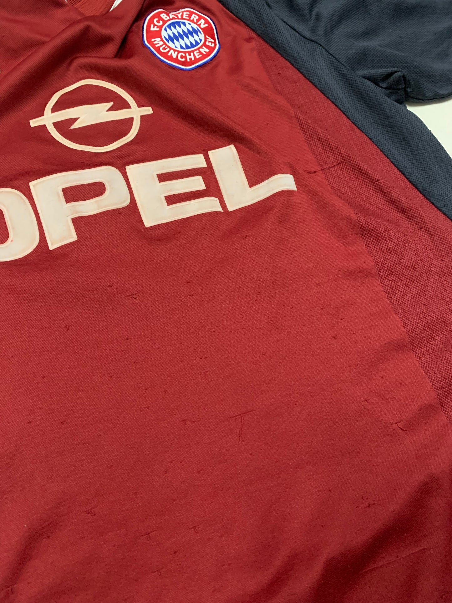Camiseta Vintage Adidas Bayer Múnich 2001 Kit - L
