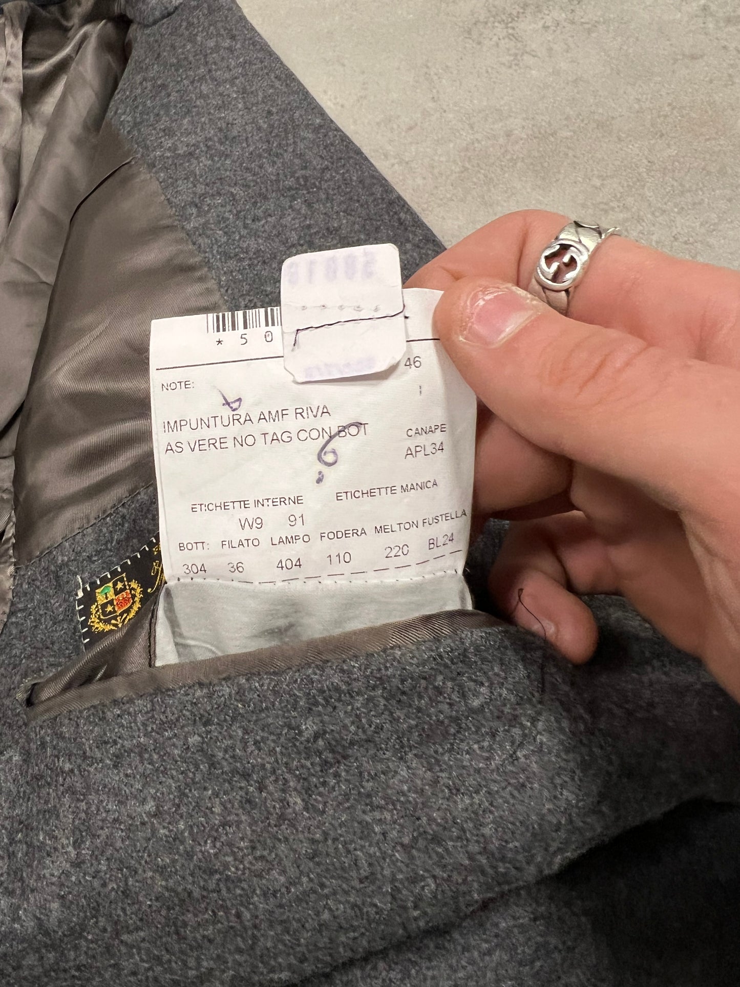 Blazer Lana Vintage Loro Pianna 90’s - L