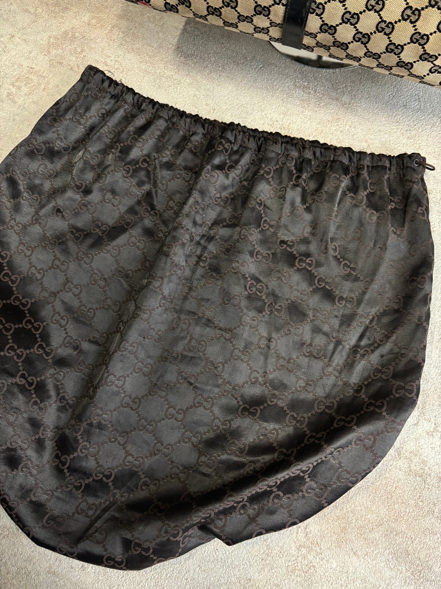 Bolso Totebag de Hombro Jackie Gucci + Guardapolvos Original 00s Vintage