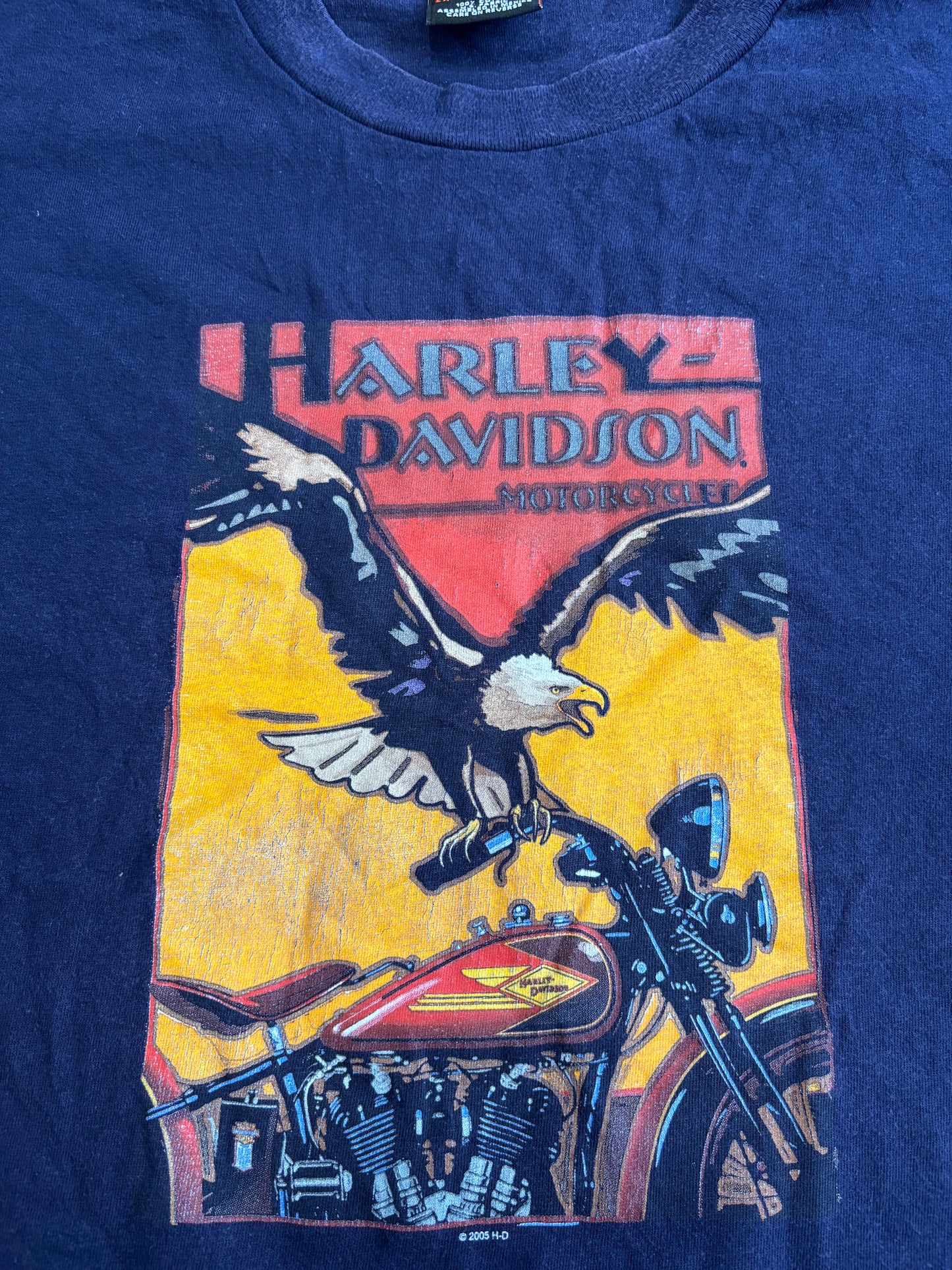 Camiseta England Harley Davidson 2005 Vintage - XXL