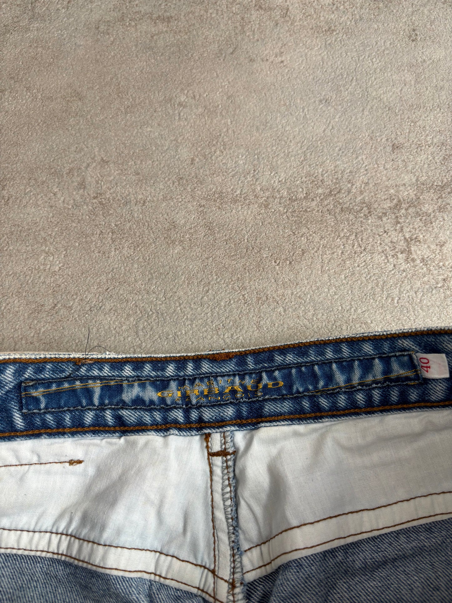 Pantalones Vaqueros Rectos Marithé François + Girbaud 90s Vintage - S