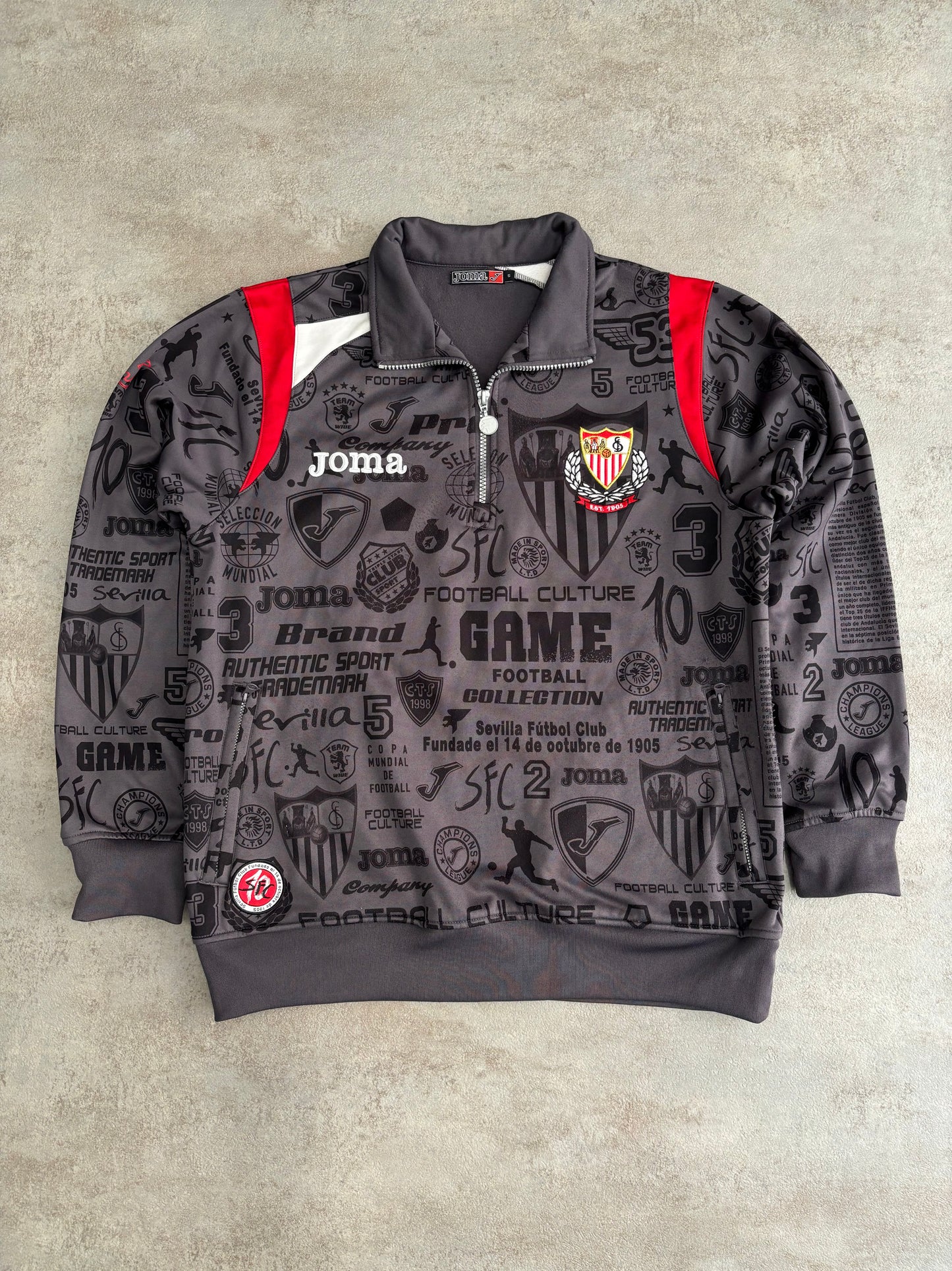 Half Zip Joma Sevilla 2005-2008 - S