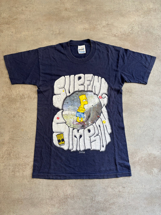Camiseta Screen Stars ‘The Simpsons’ Bart Surfer 2000 Vintage - S