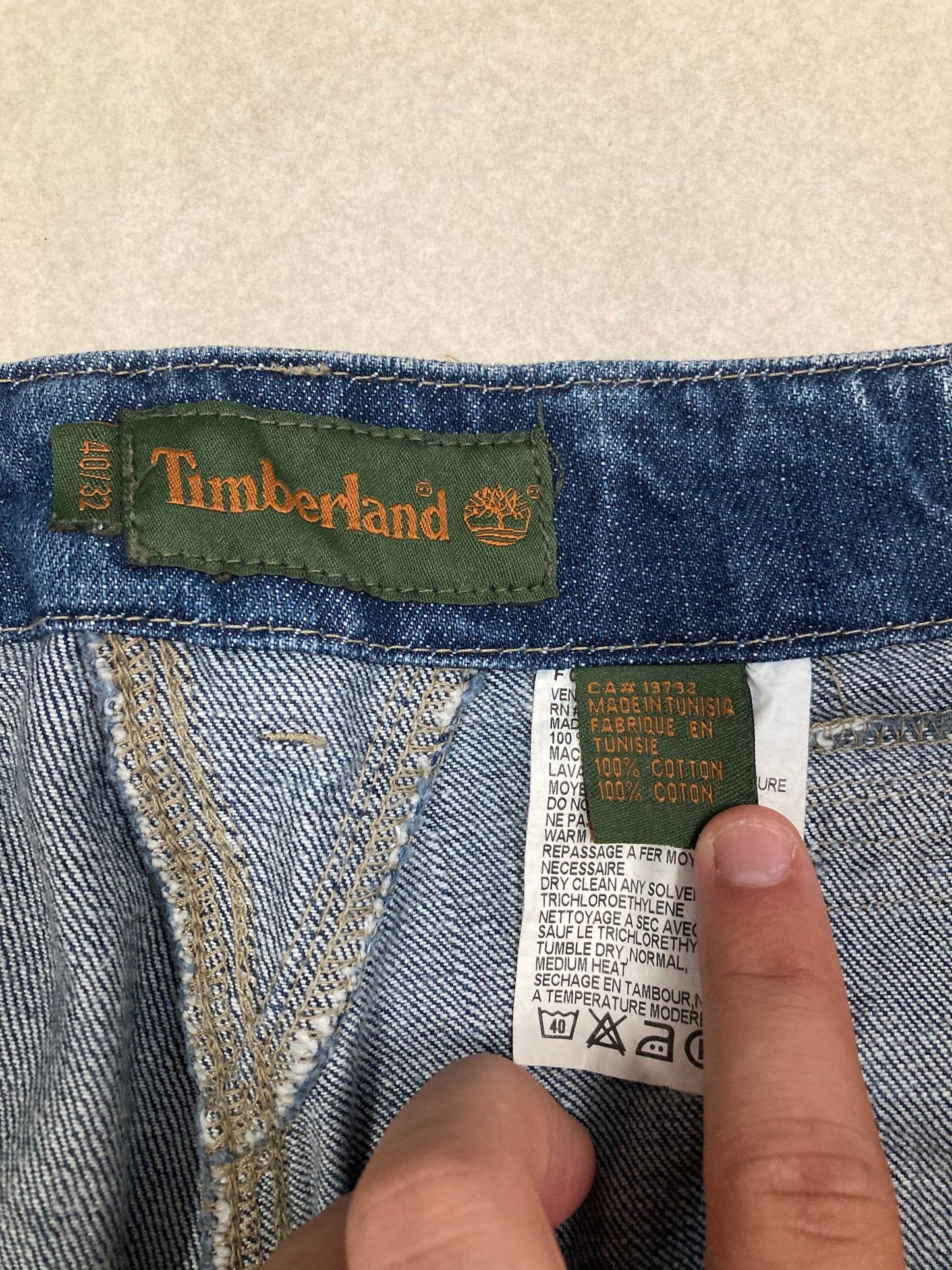 Pantalones Baggy Timberland 90s Vintage - XL