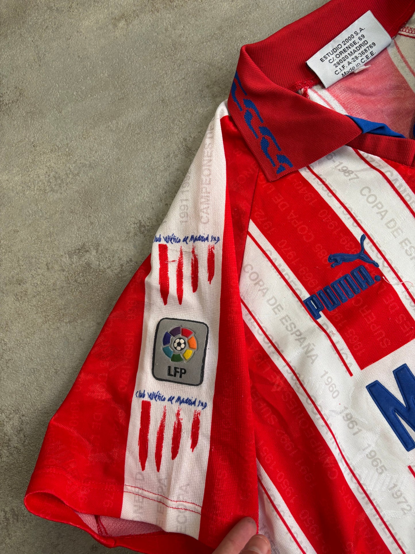 Camiseta Puma Atlético de Madrid 1995/1996 Vintage - L