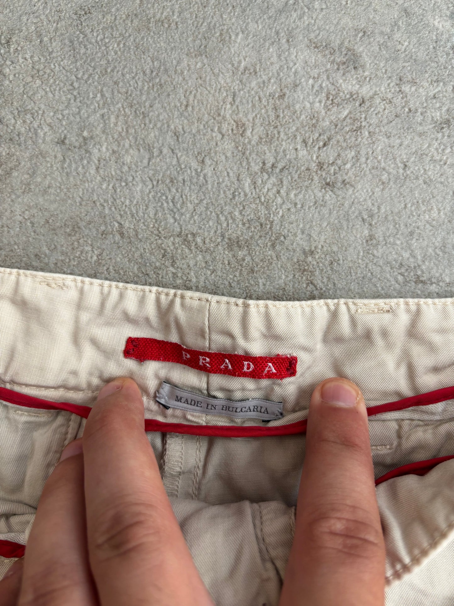 Shorts Cargo Prada 00s Vintage - S