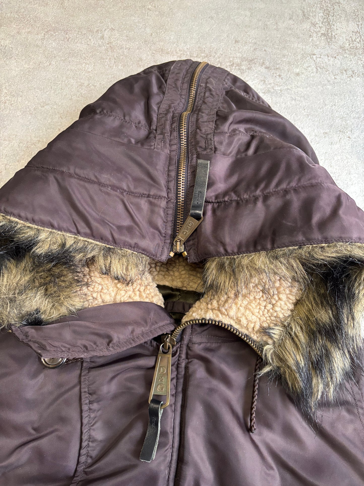Chaqueta Bomber N2-B Fur Dolce & Gabbana 2002 Vintage - L