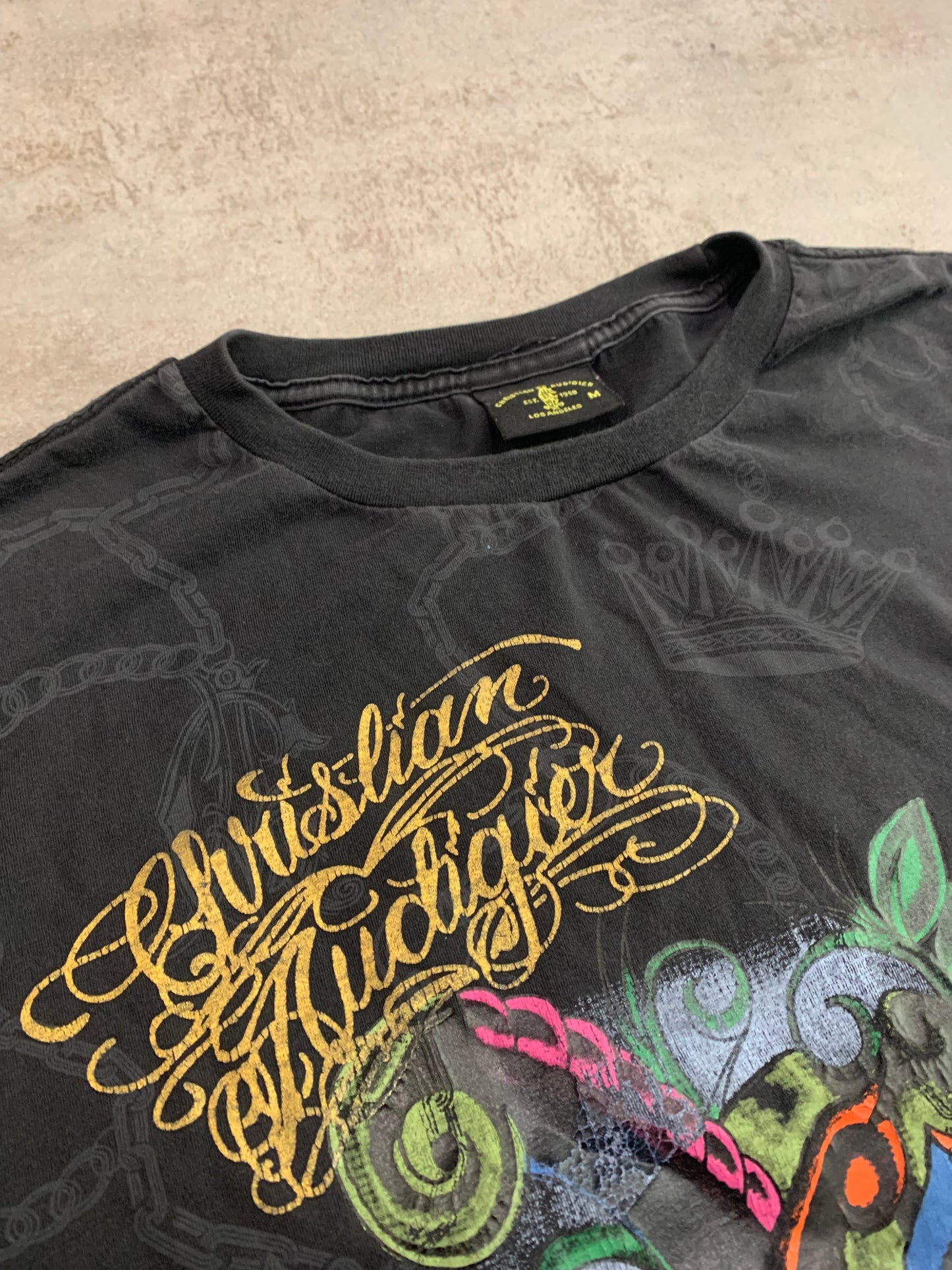 Camiseta Vintage Christian Audiger Y2K - M
