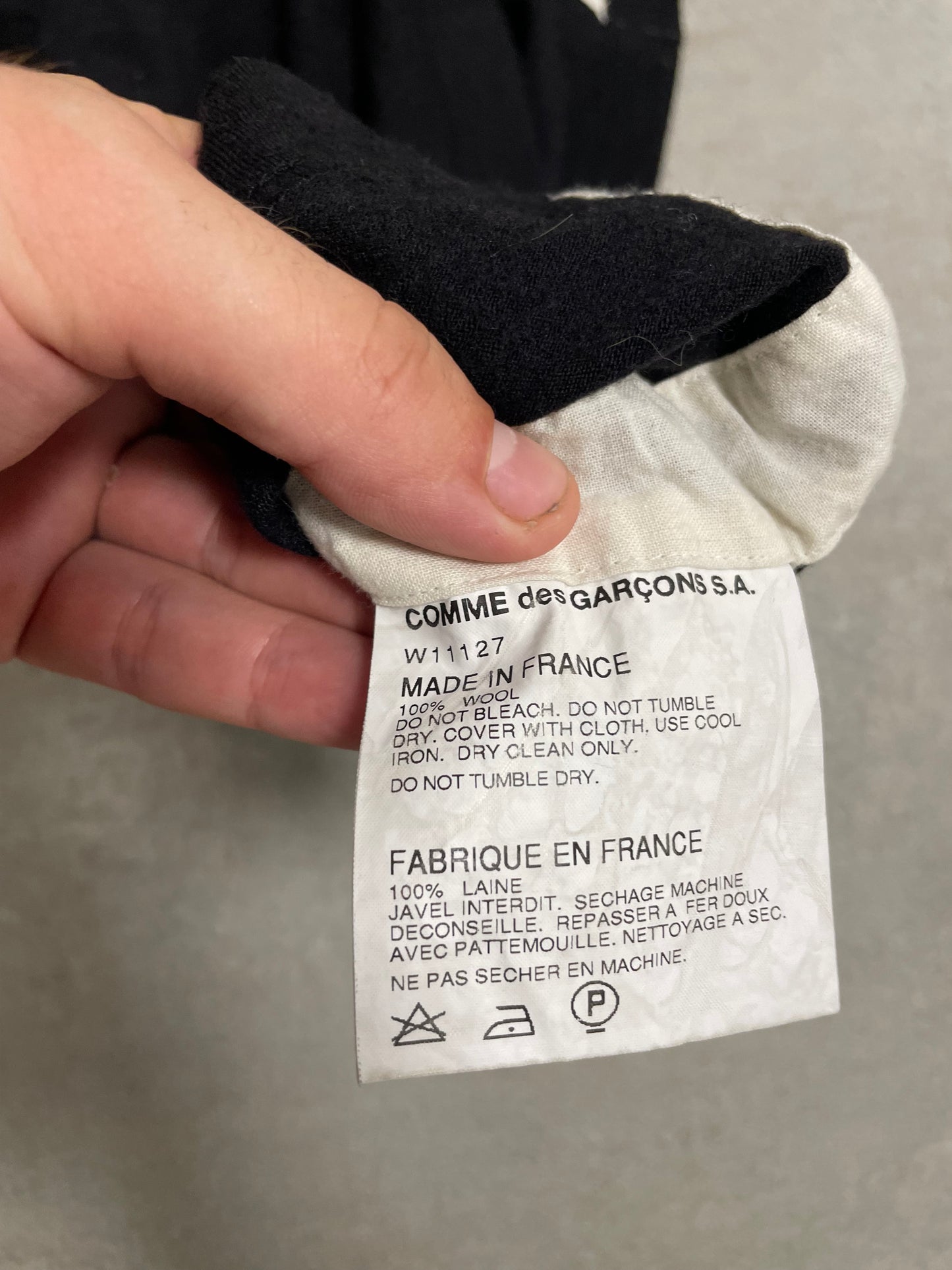 Jersey Distressed Comme Des Garçons 00s Vintage - M