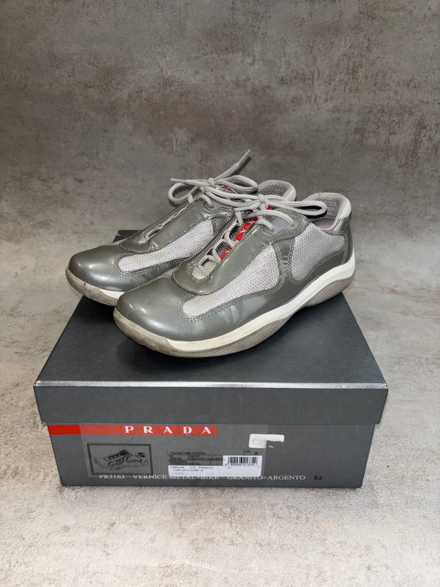 Zapatillas Charol Prada America’s Cup 00s Vintage + OG Case - 37,5