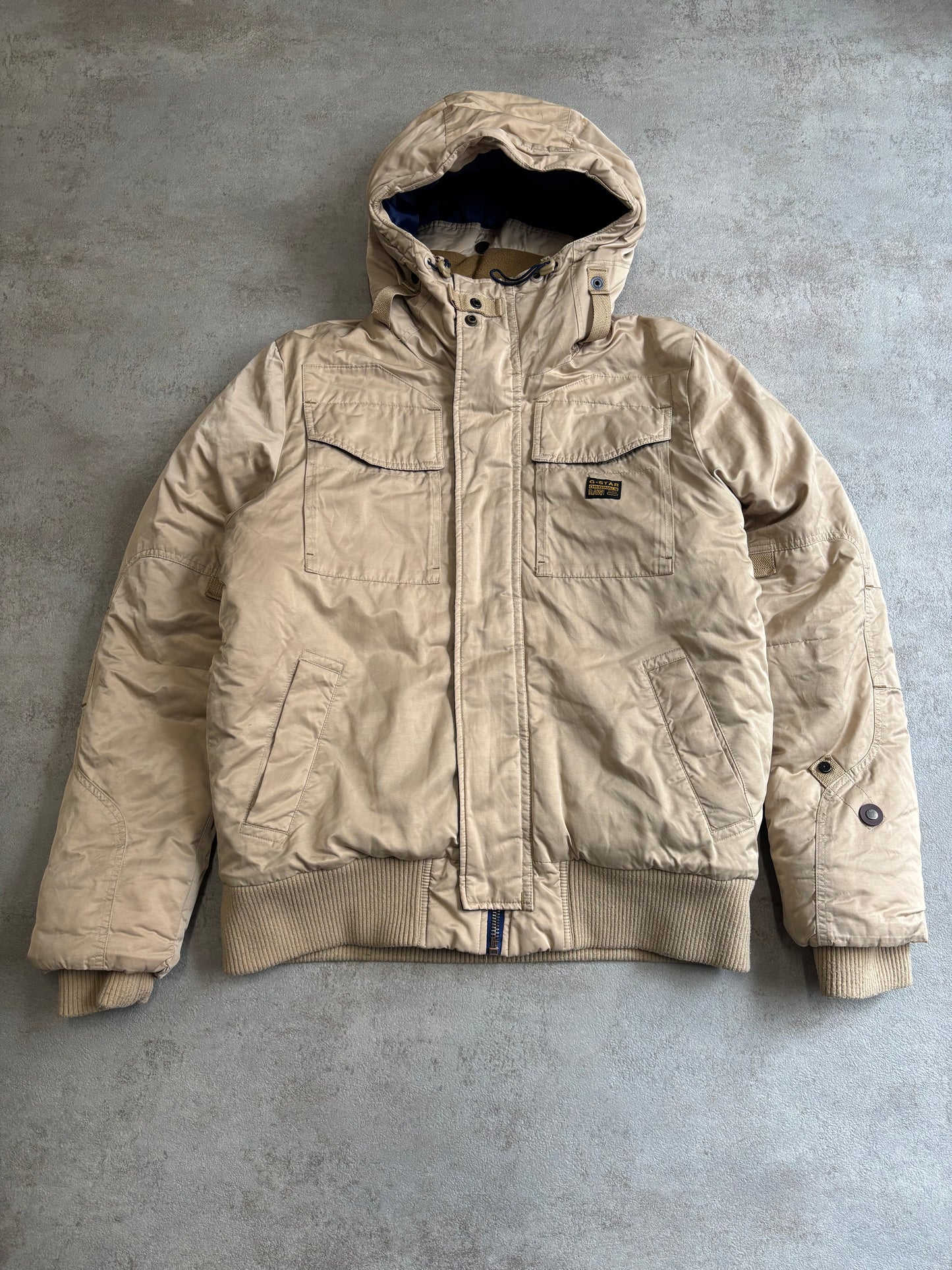 Chaqueta Acolchada Cargo G-Star 00s Vintage - L