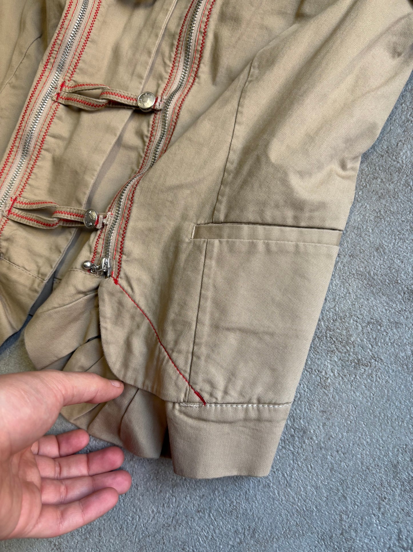 Chaqueta ‘Hidden Pockets’ Marithé + François Girbaud 00s Vintage - M