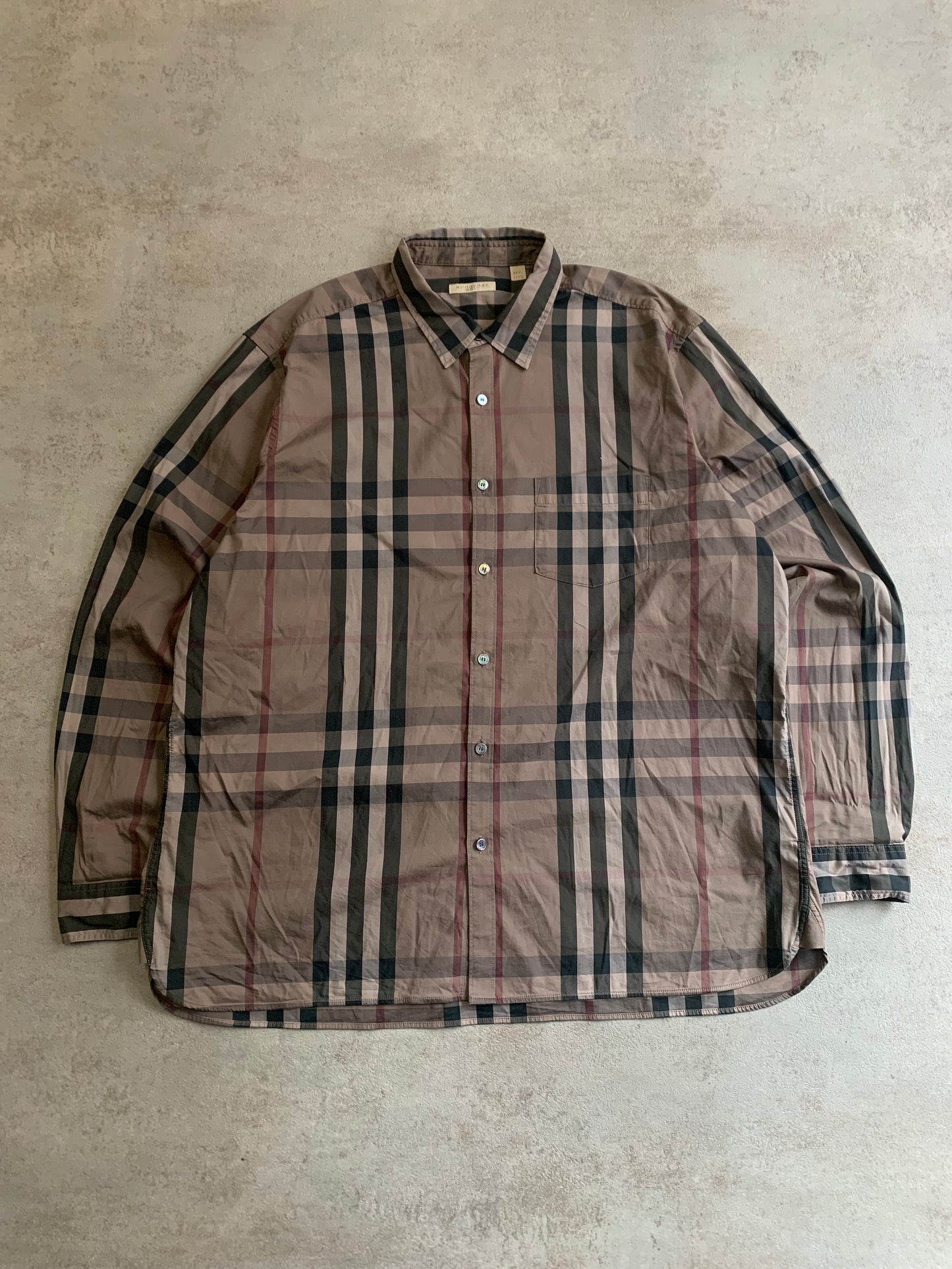 Camisa Vintage Burberry Nova Check 00’s - XL