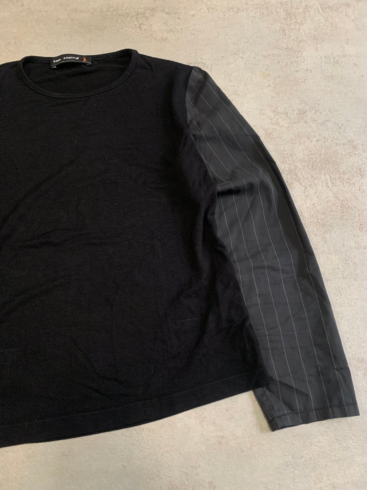 Top Manga Larga Vintage Cop Copine - M