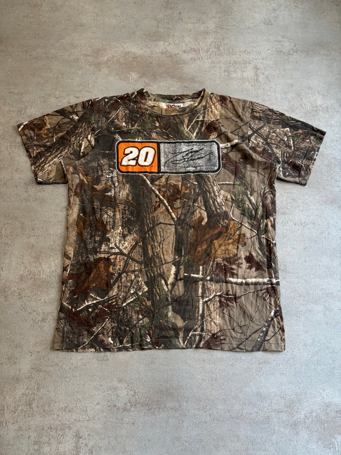 Camiseta Nascar Real Tree Chase Authentic ‘Tony Stewart’ 00s Vintage - L