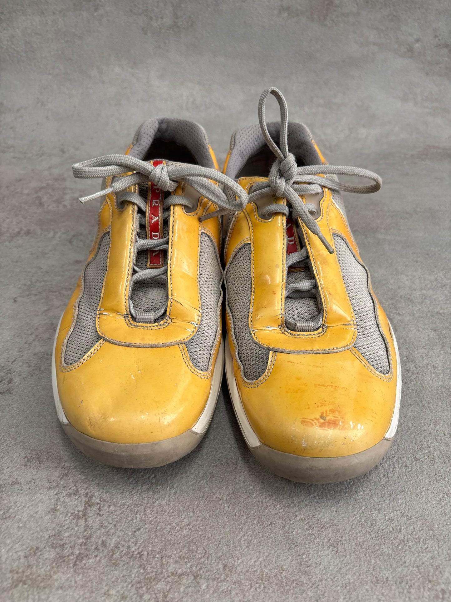 Zapatos Prada America’s Cup Charol ‘Yellow Grey’ - 43