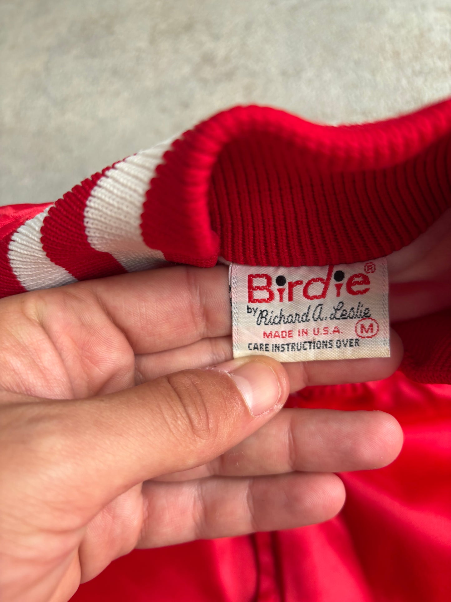 Chaqueta Bomber Birdie ‘Red Rooster’ 90s Vintage - M