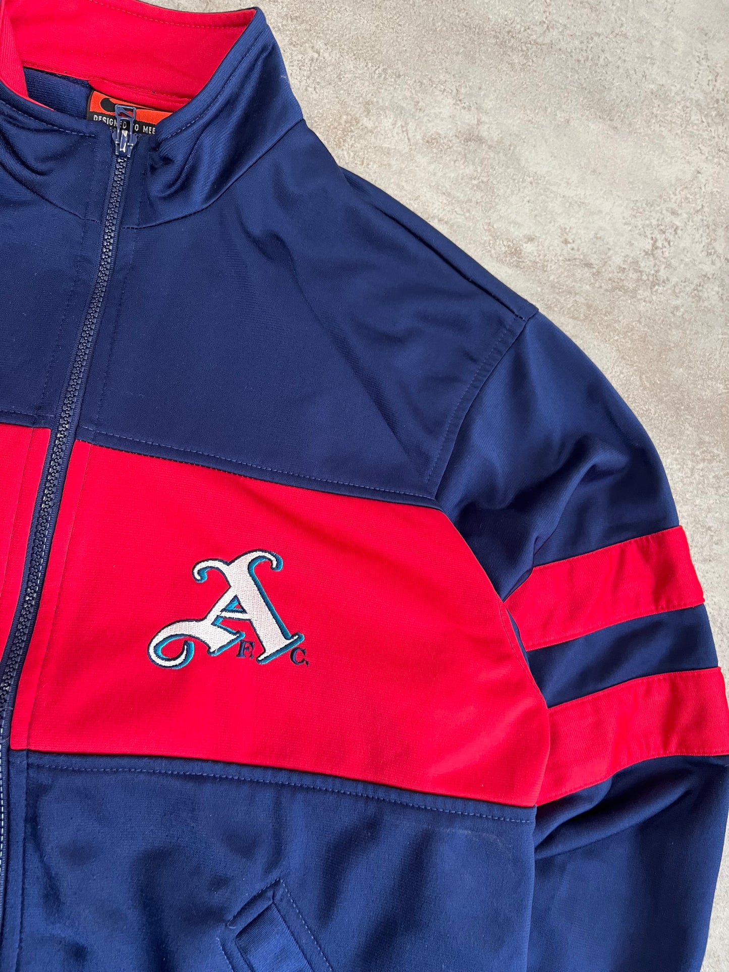 Chaqueta Track Vintage Nike Premier Arsenal 90’s Very Rare - L
