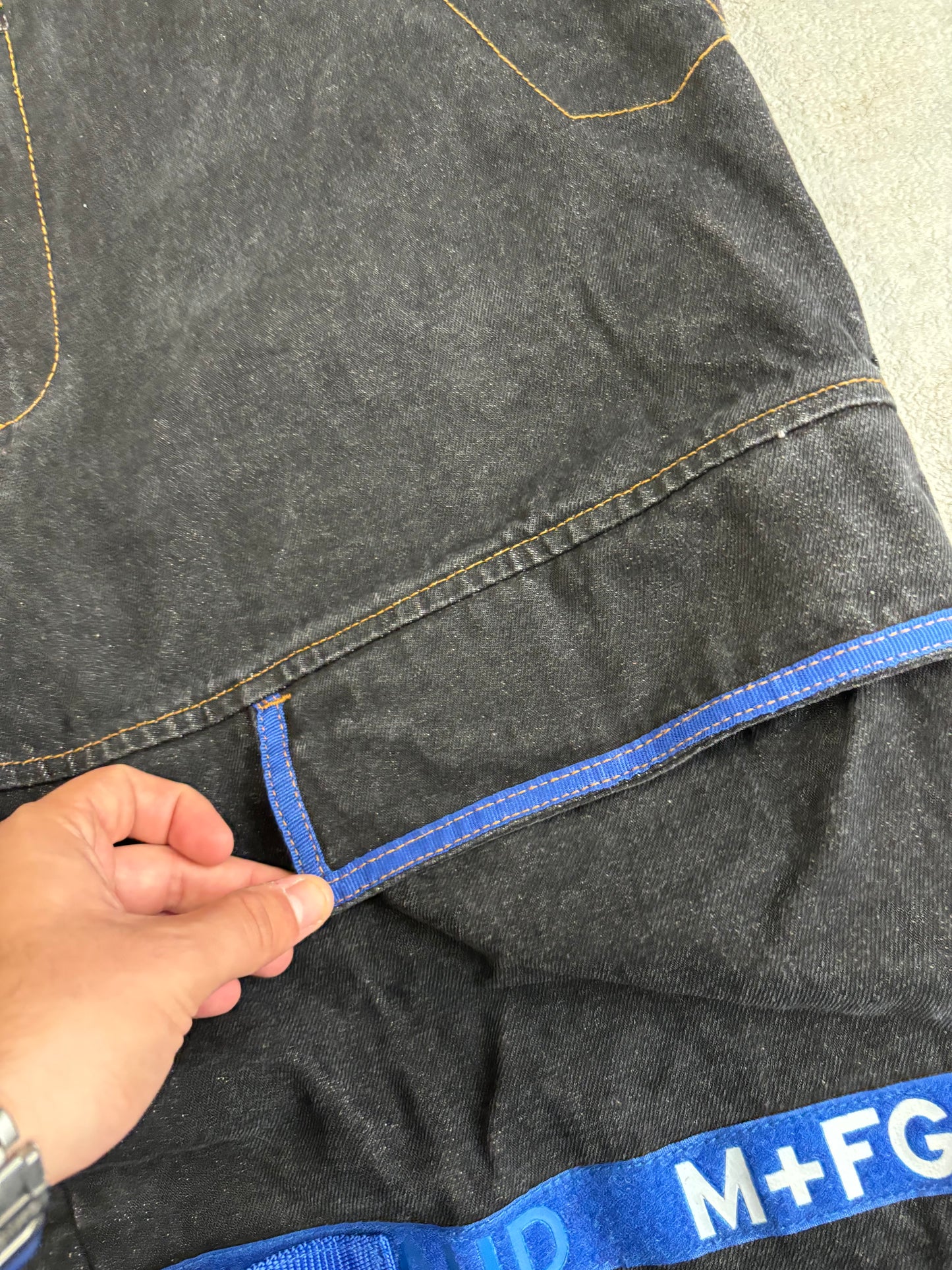 Pantalones Baggy Stripes Marithé François et Girbaud 00s Vintage - XL
