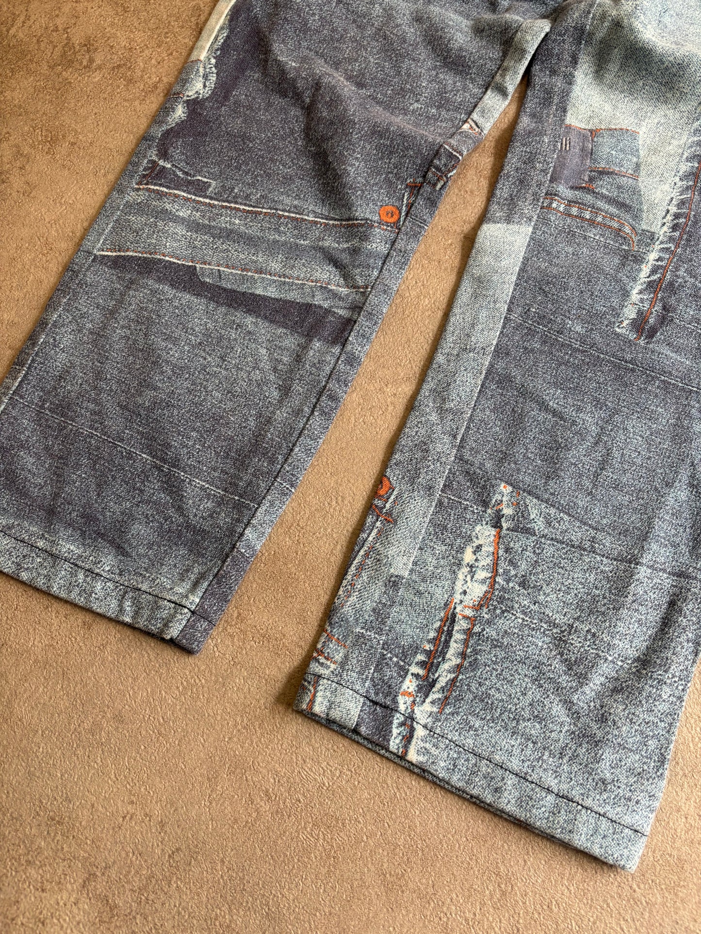 Pantalones Archive ‘Full Jeans Print’ Just Cavalli 00s Vintage - L Woman