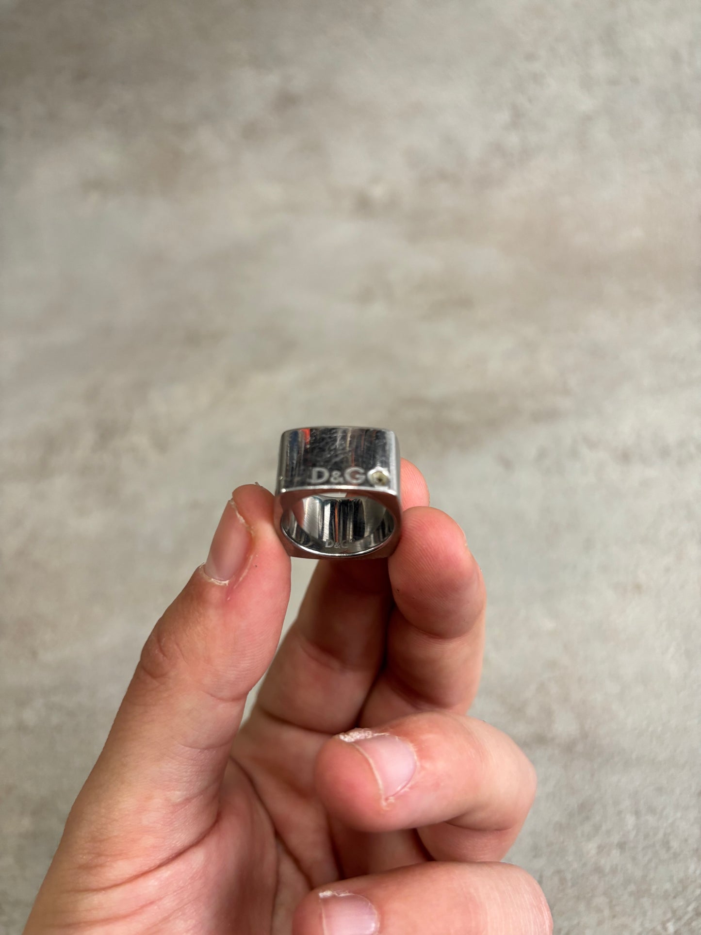 Anillo de Plata D&G 00s Vintage