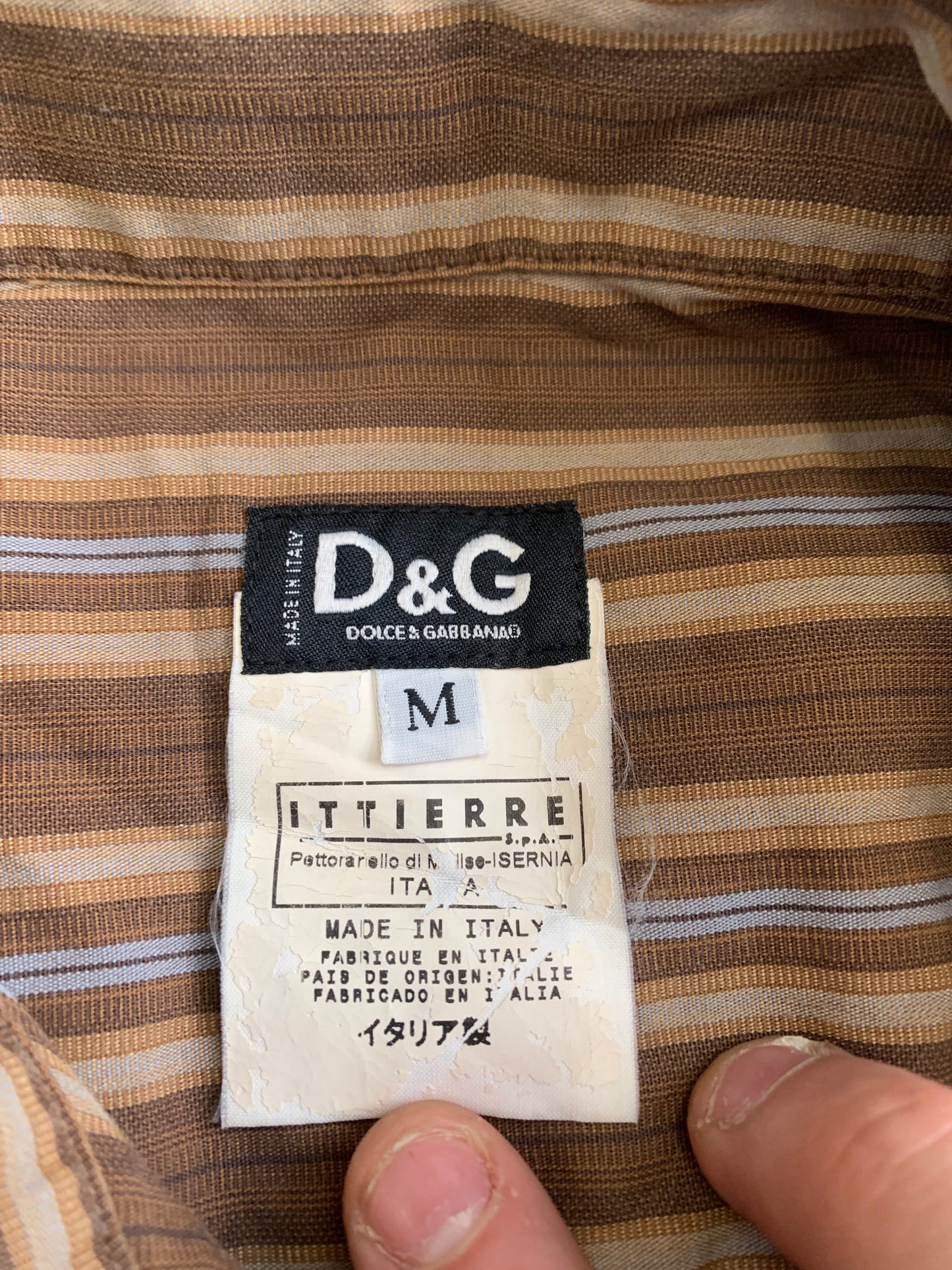 Camisa Rayas Vintage Dolce Gabbana 00’s - M