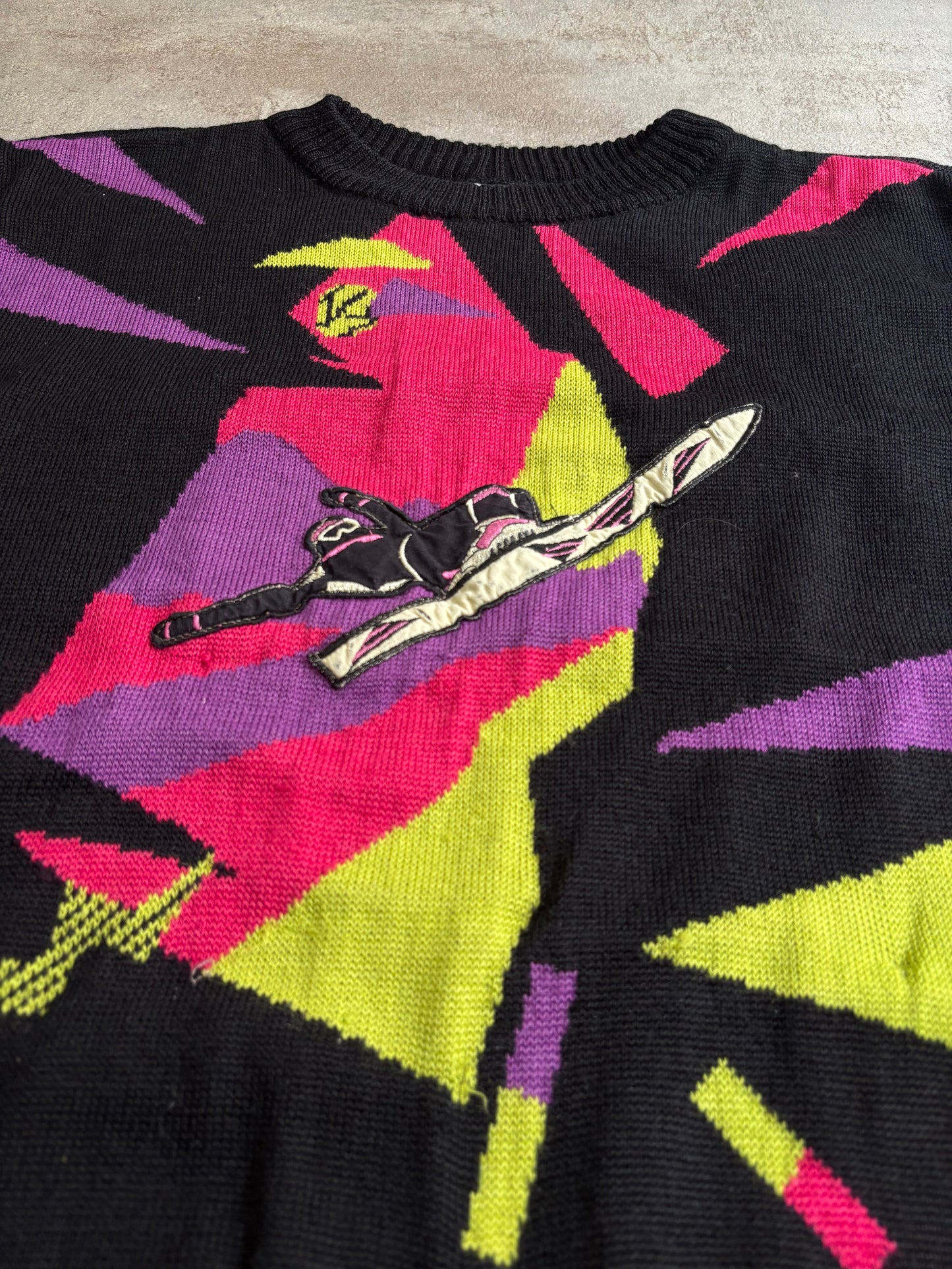 Jersey Puma Ski 80s Vintage - M