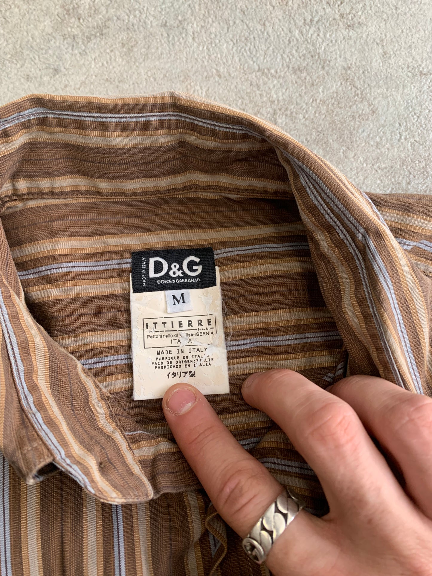 Camisa Rayas Vintage Dolce Gabbana 00’s - M