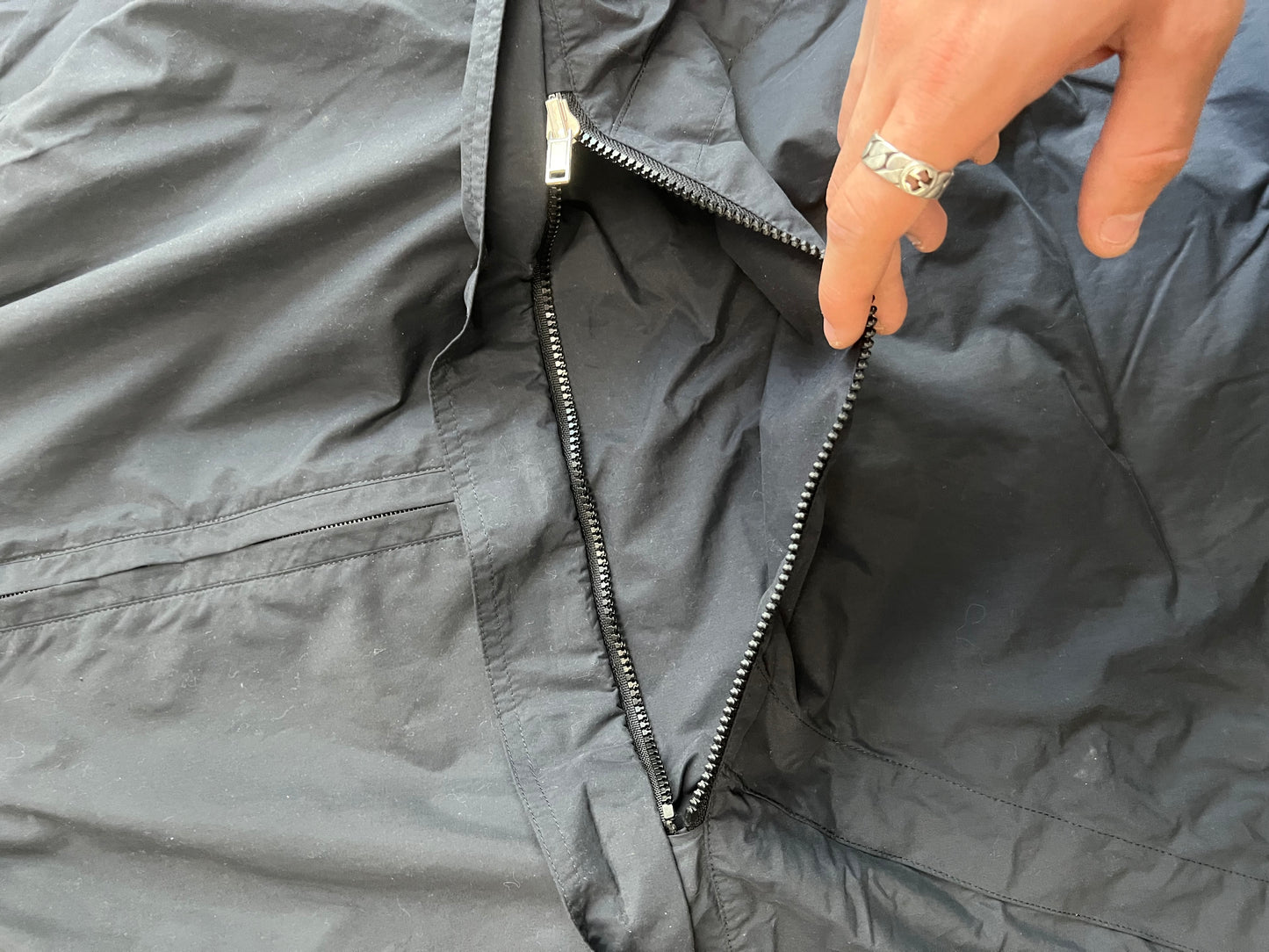 Cortavientos Impermeable Vintage Montaña Packable - L