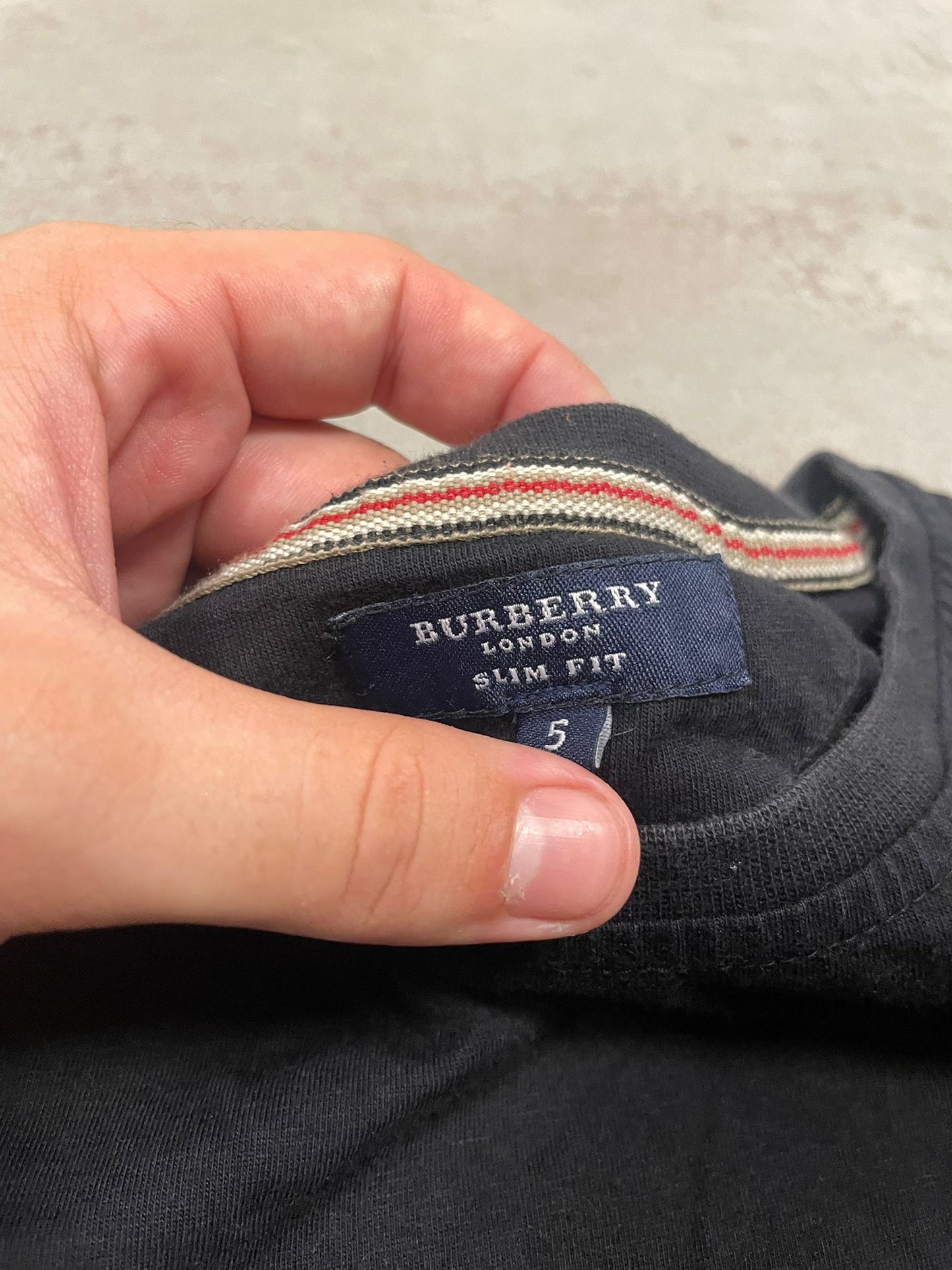 Camiseta Gráfica Burberry 00s Vintage - M