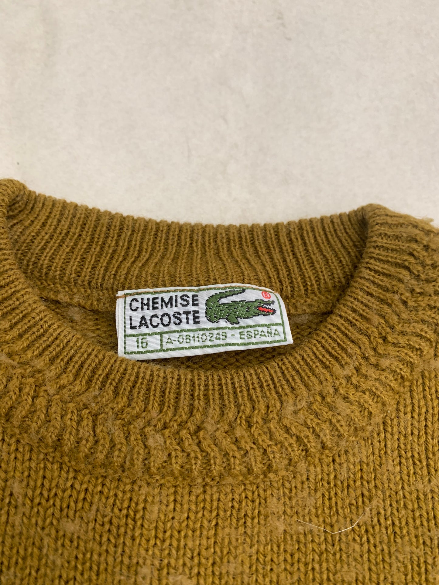Jersey Vintage Lacoste Bordado - S