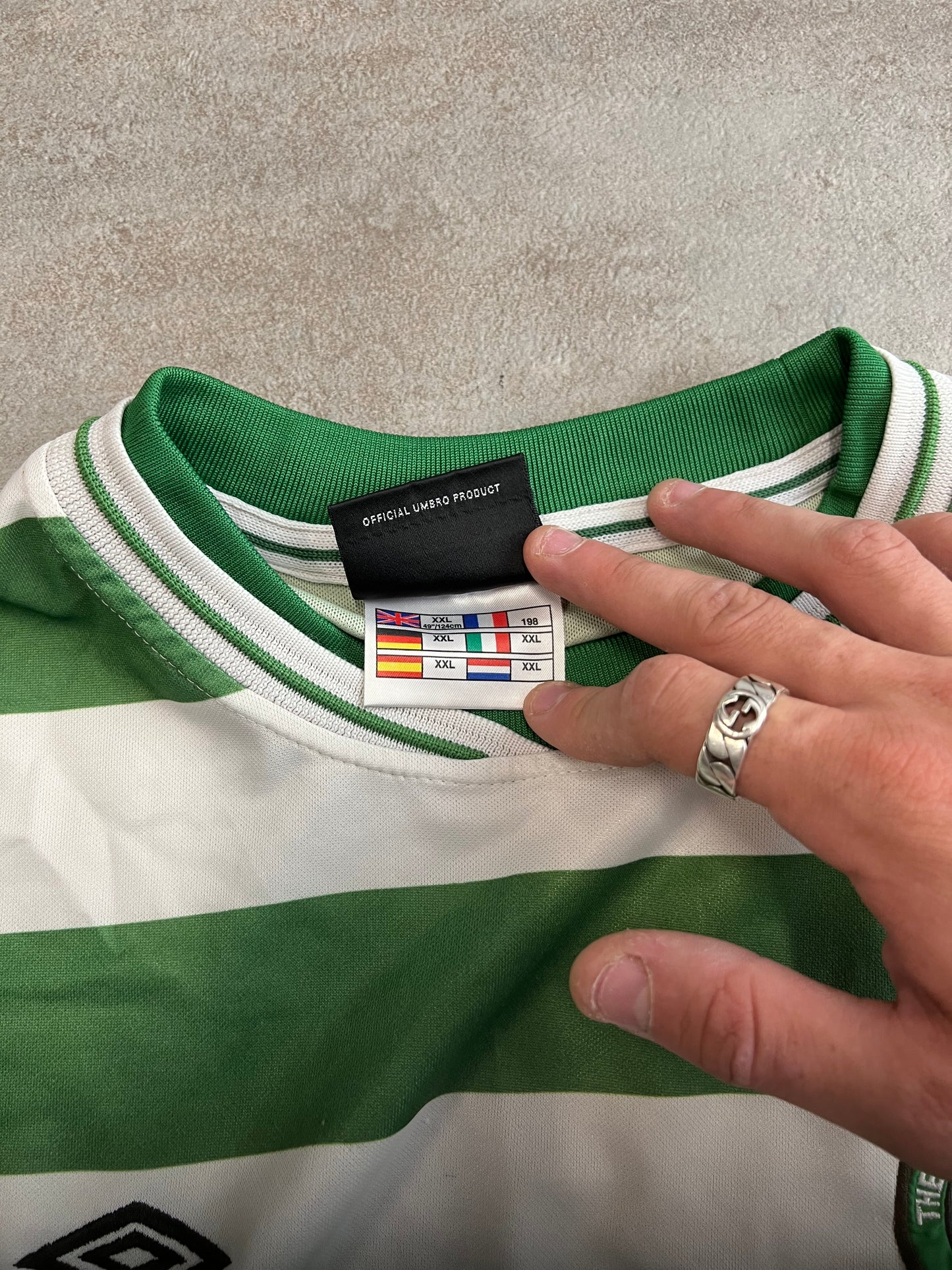 Camiseta Fútbol Vintage Umbro Celtic 00’s - XXl