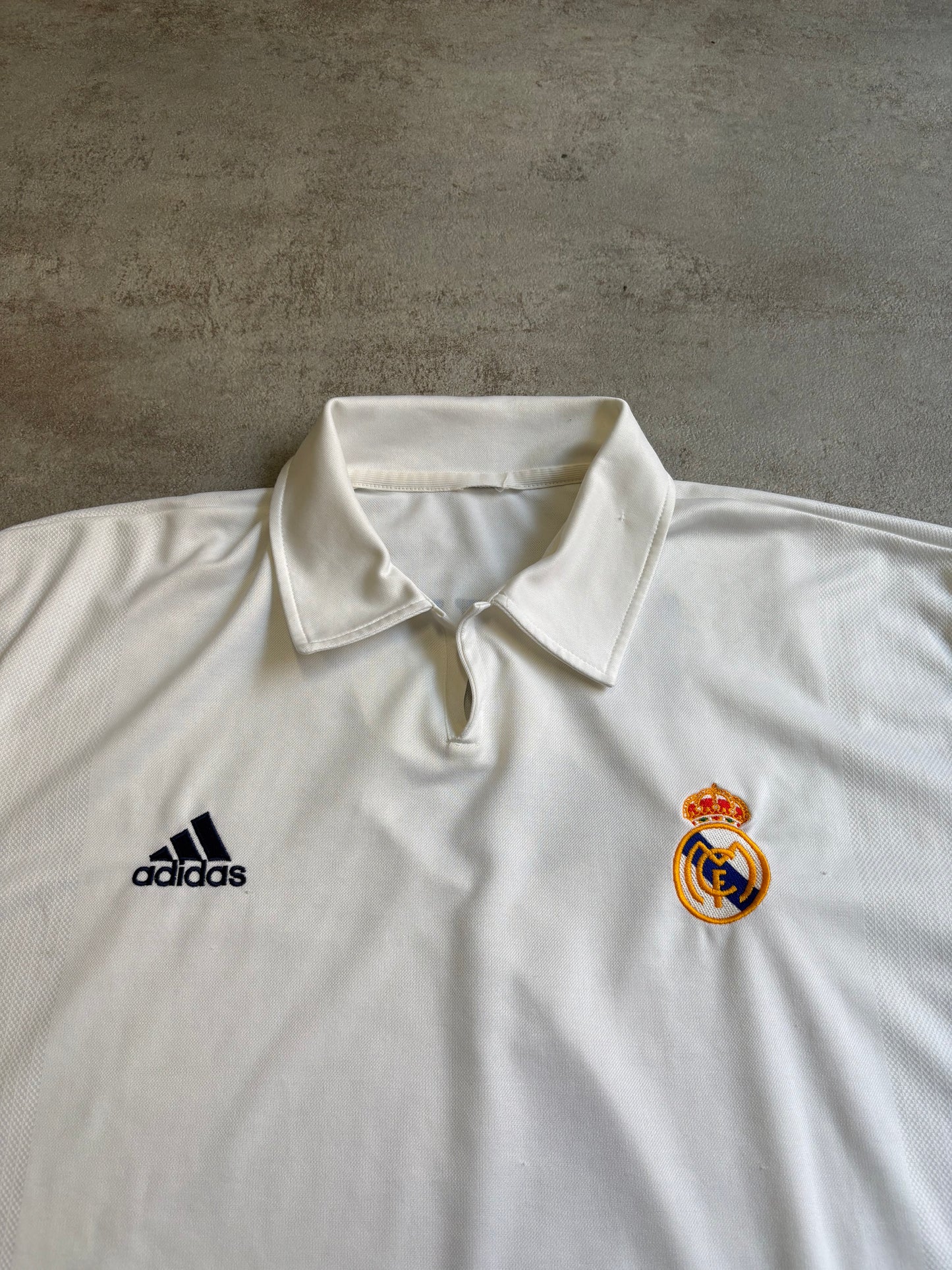 Camiseta Adidas Centenario Real Madrid ‘Raúl 7’ 2001/02 Vintage - XL