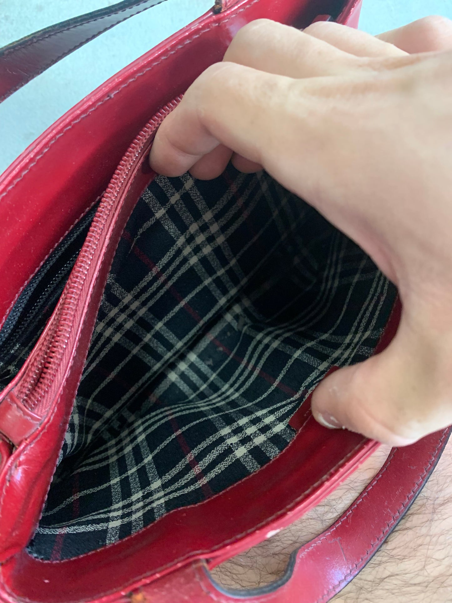 Bolso Cuero Vintage Burberry 90’s