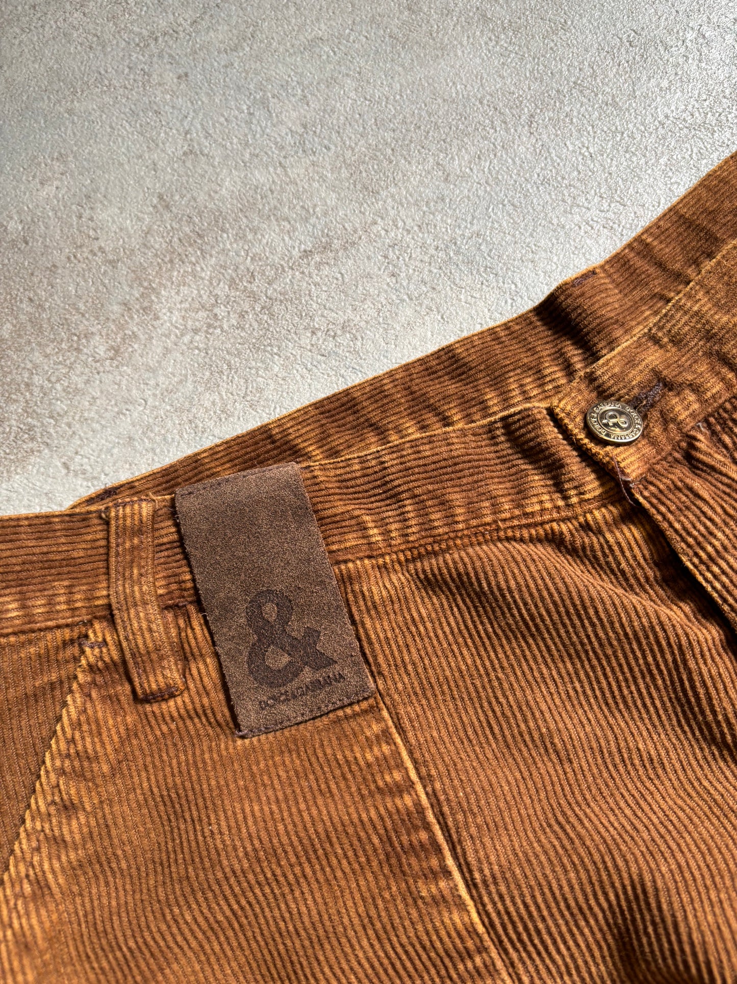 Pantalones Pana Cargo Dolce & Gabbana 00s Vintage - M