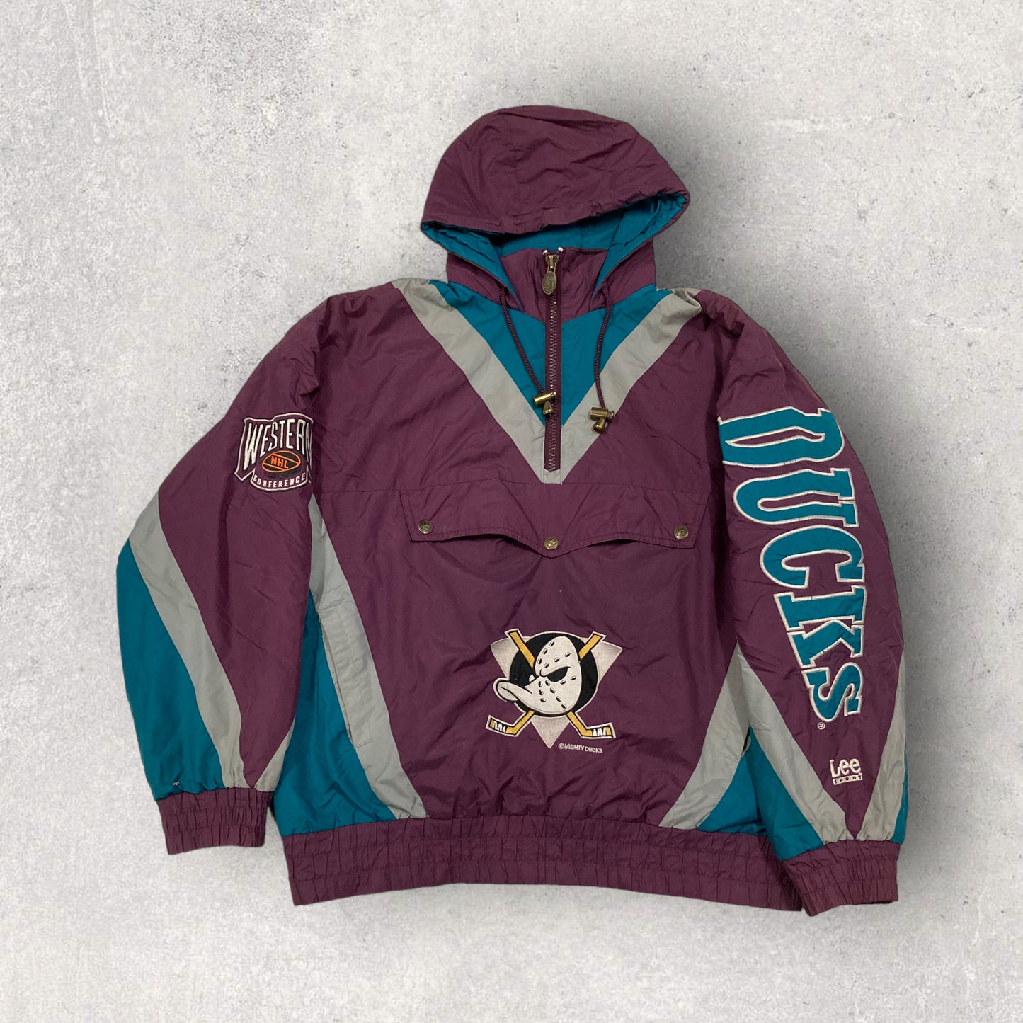 Chaqueta NHL Lee Sport Mighty Ducks 90s Vintage - L