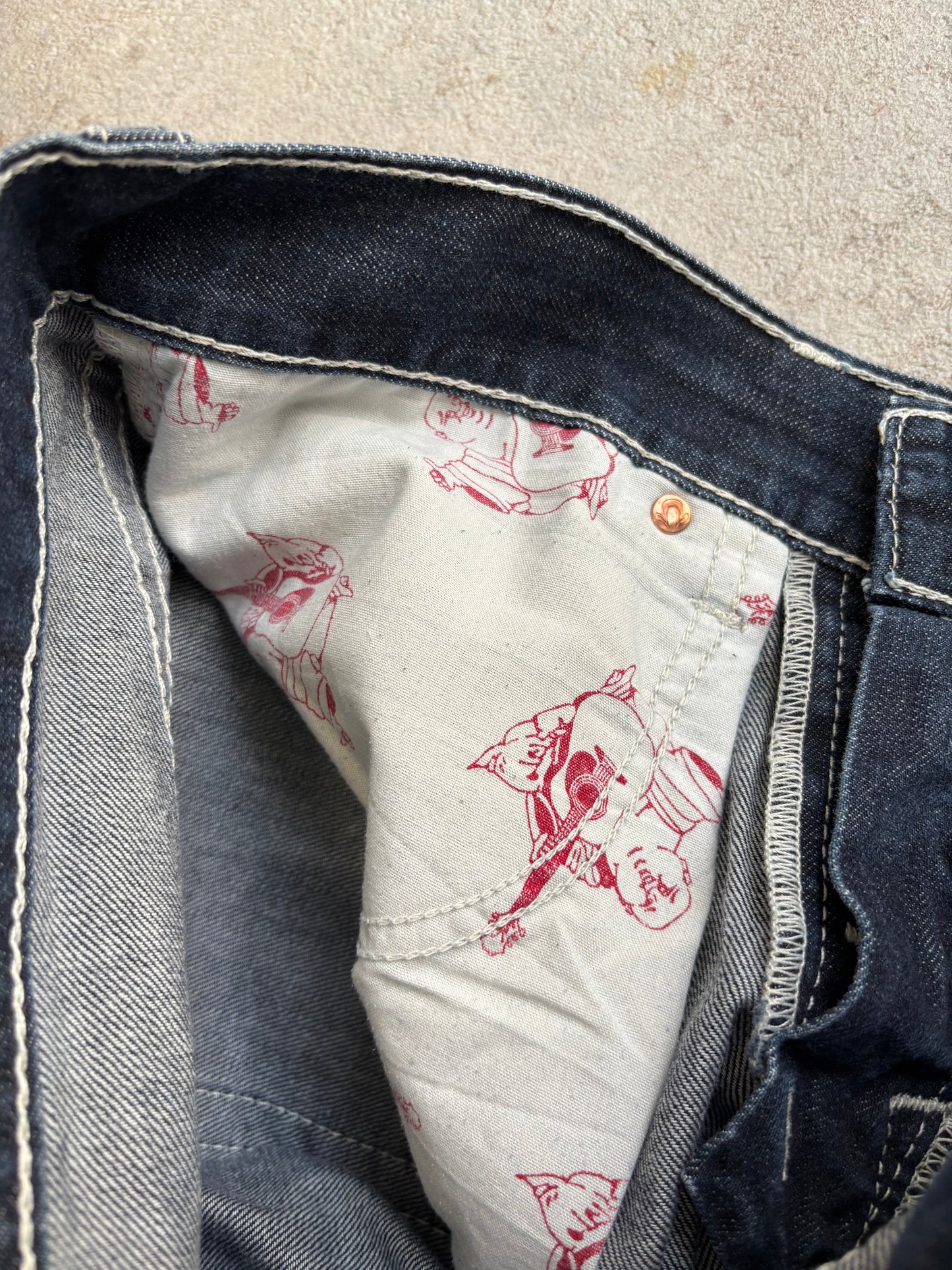 Vaqueros Skinny True Religion Y2K Vintage - M