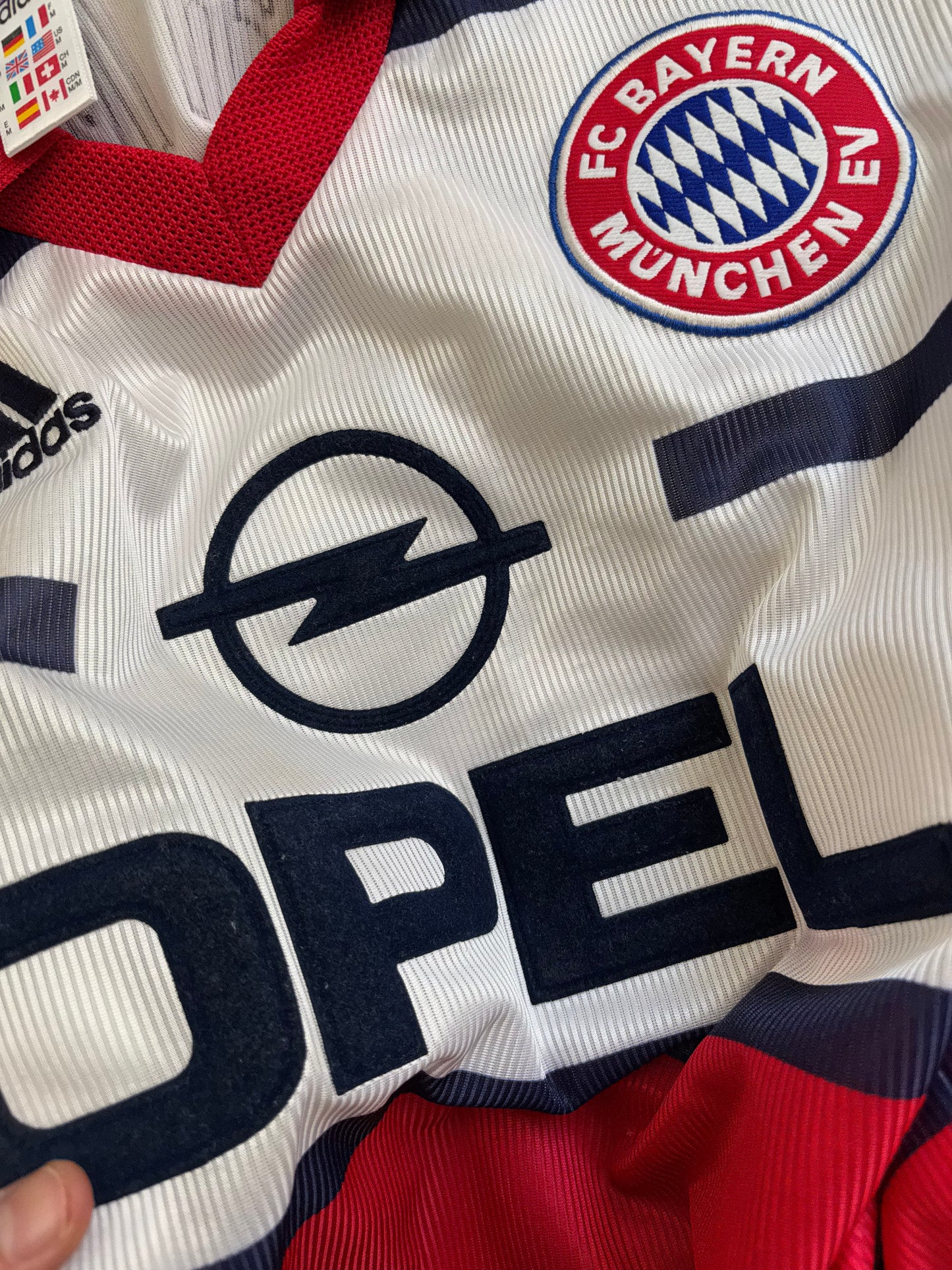 Camiseta Visitante Adidas Bayern München ‘Matthäus 10’ 1998/00 Vintage - M