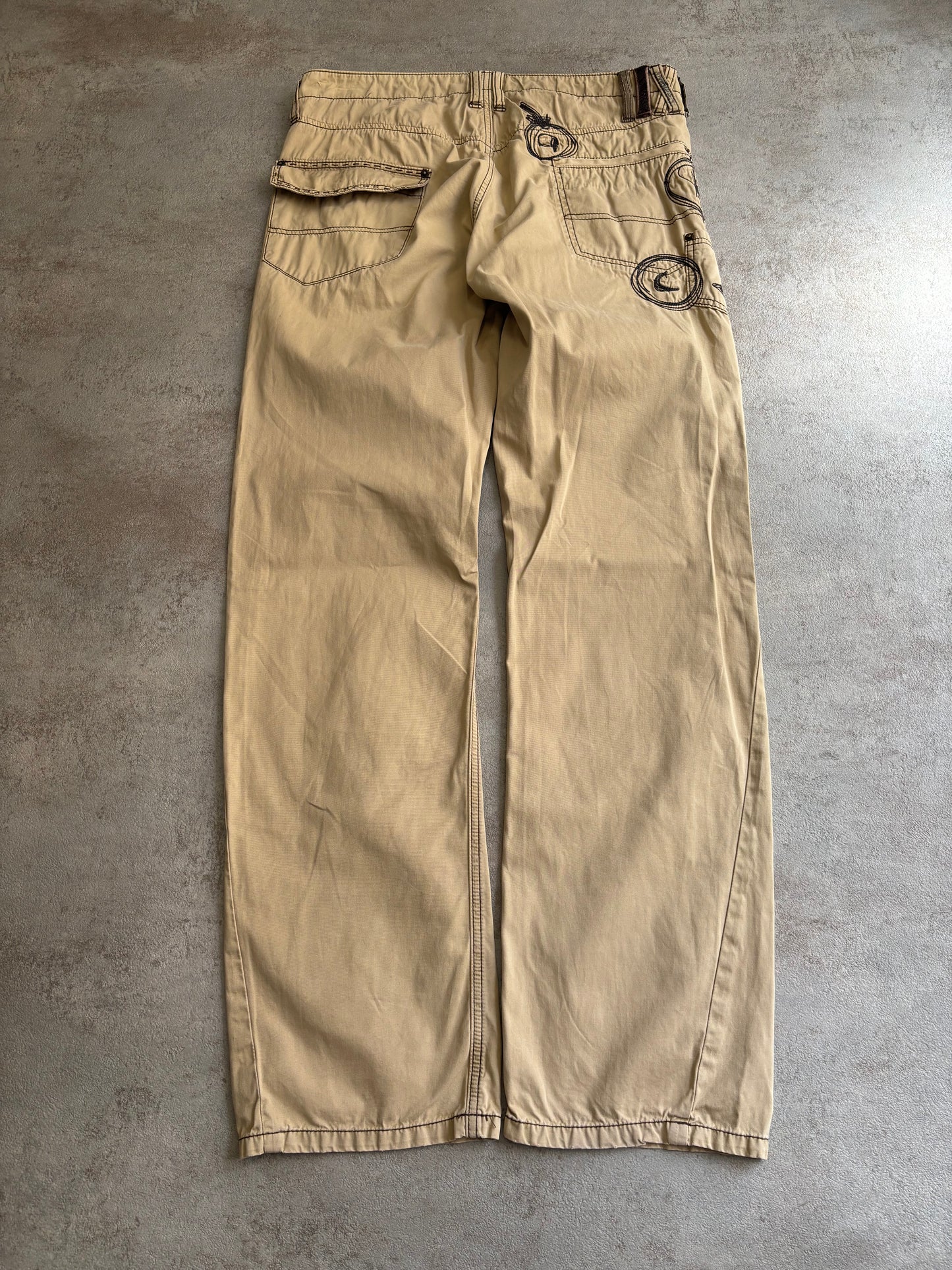 Pantalones ‘All Embroidered’ Desigual 00s Vintage - M
