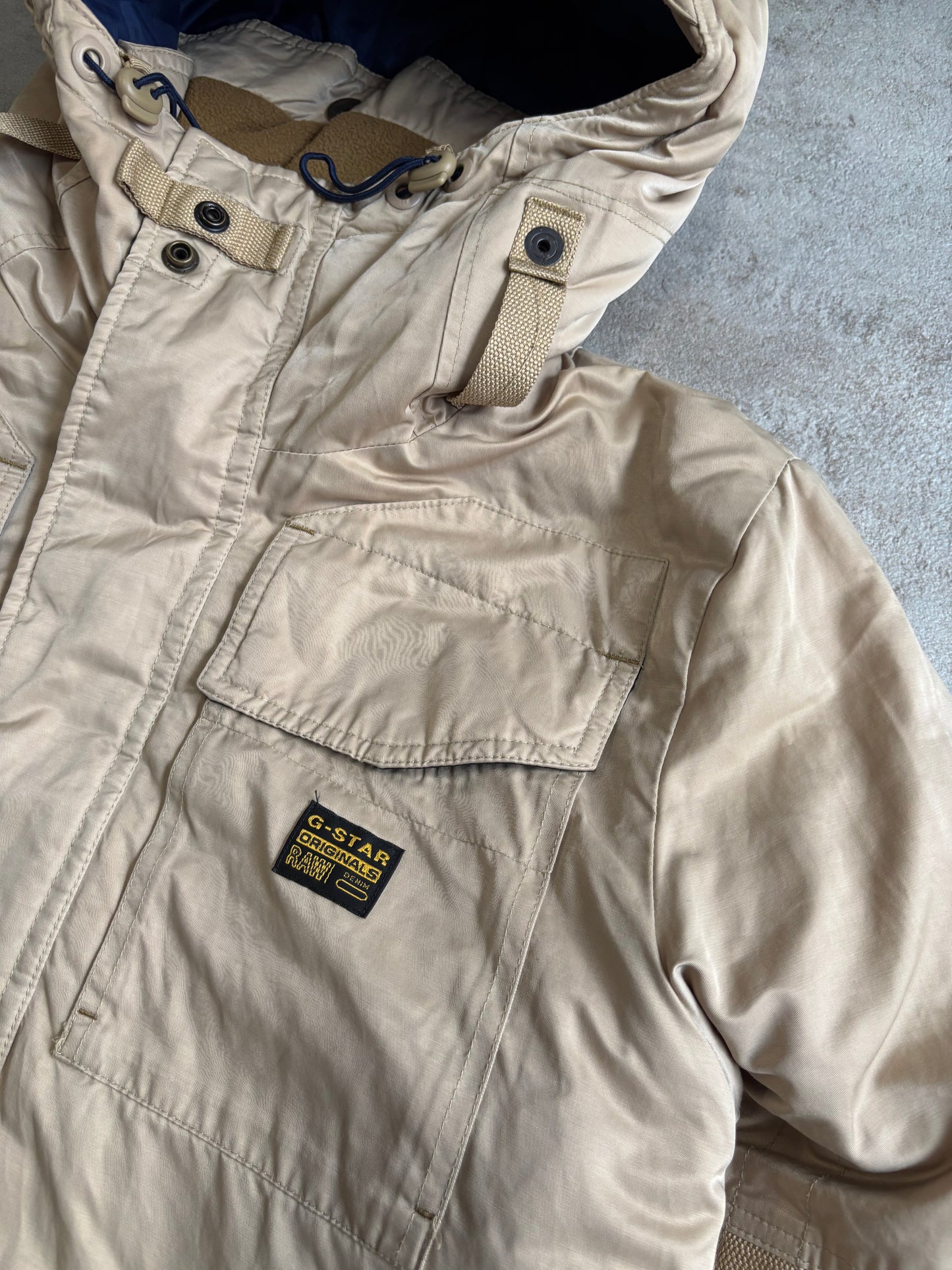 Chaqueta Acolchada Cargo G-Star 00s Vintage - L