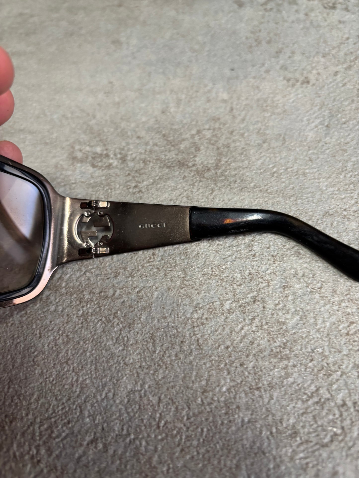 Gafas Gucci Tortoise ‘Metallic Big Logo’ 00s Vintage