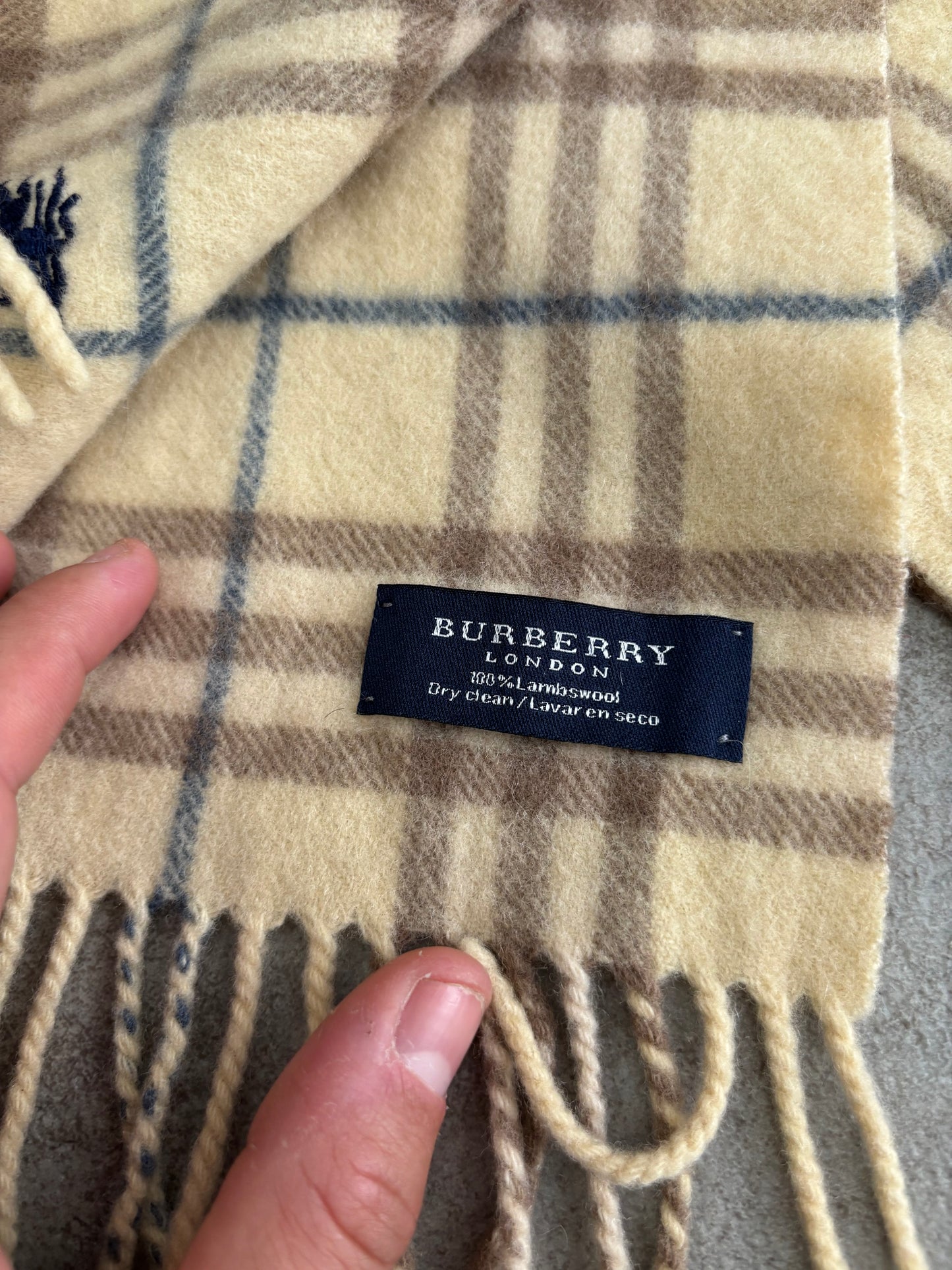 Bufanda Burberry 90s Vintage