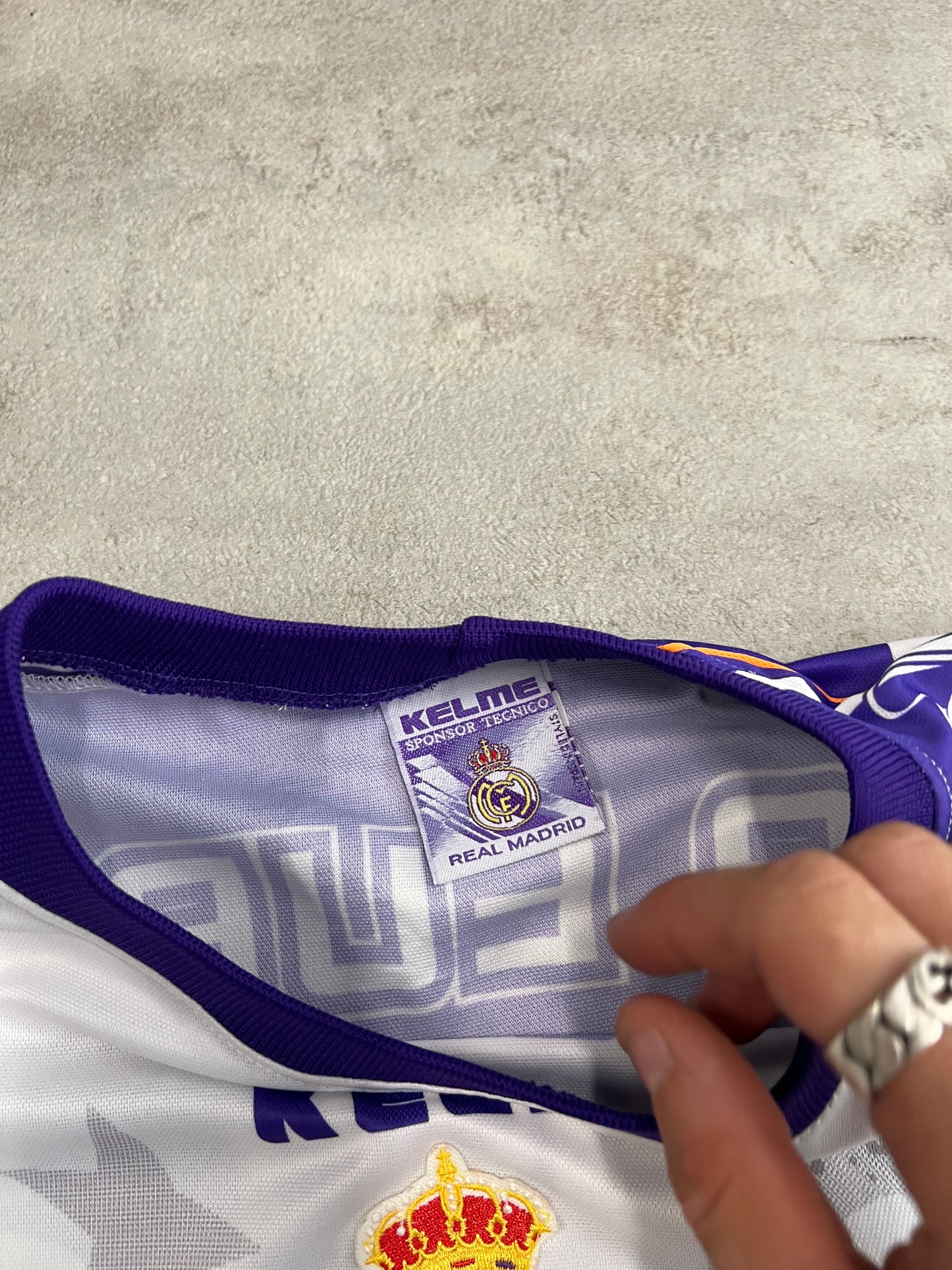 Camiseta Fútbol Vintage Kelme Real Madrid ‘Campeones ‘ 1998 Special Edition Kit - XL