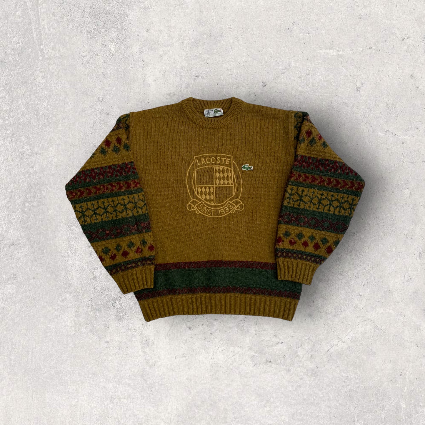 Jersey Vintage Lacoste Bordado - S