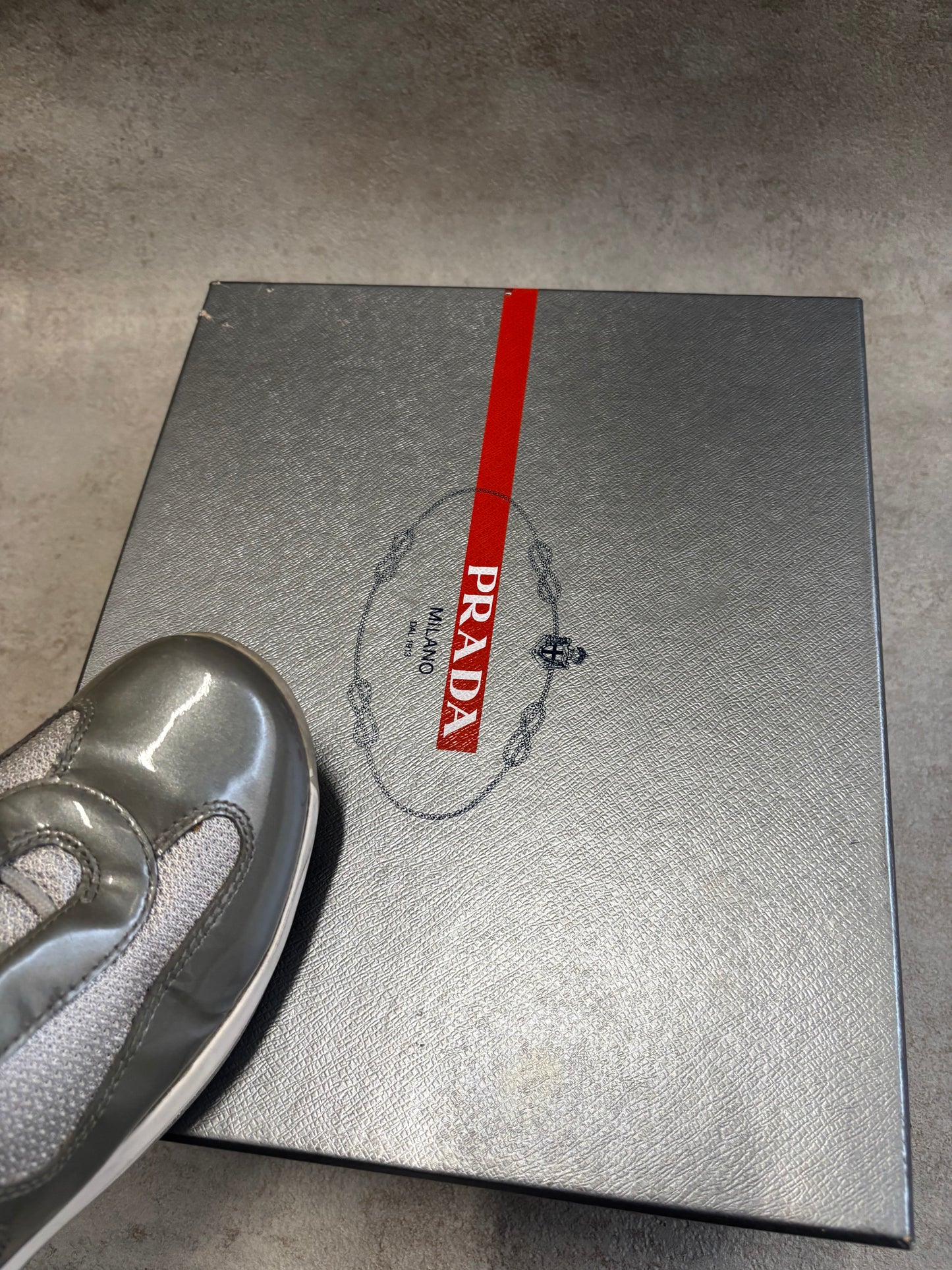 Zapatillas Charol Prada America’s Cup 00s Vintage + OG Case - 37,5